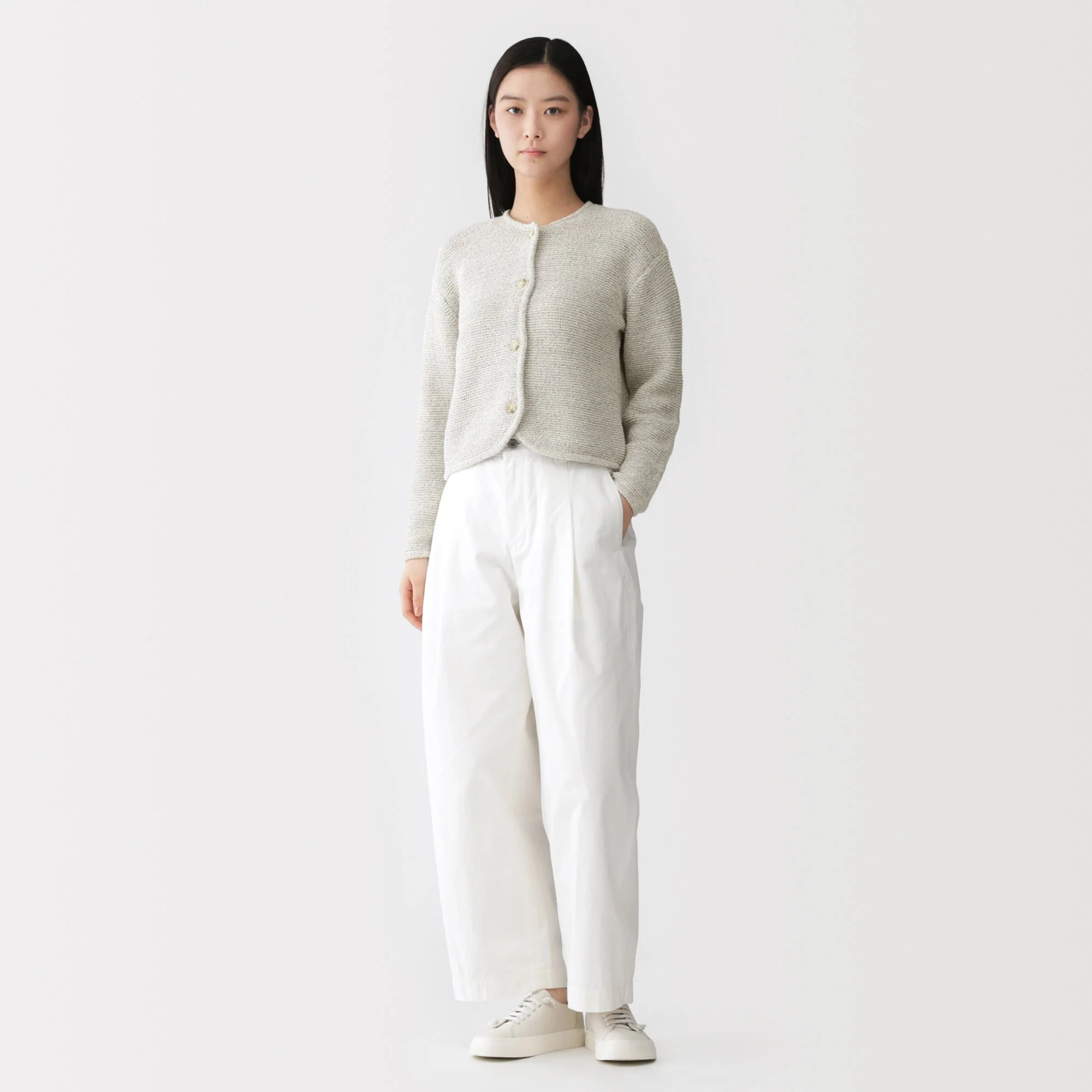 Labo Cotton Blend Loop Yarn Jacket - Image 11