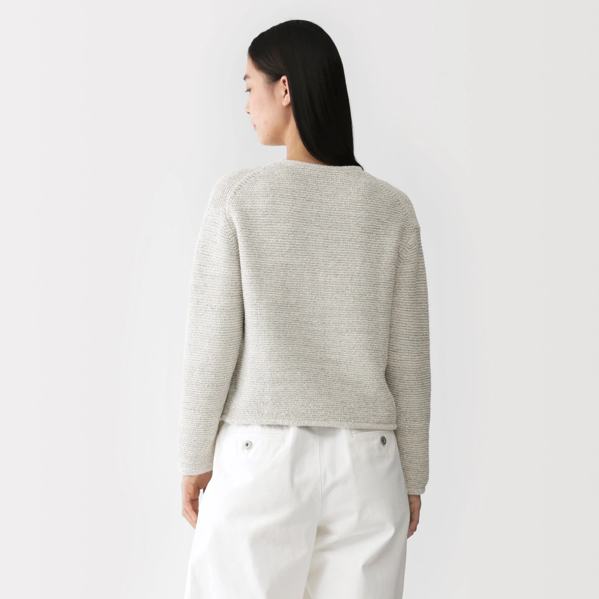 Labo Cotton Blend Loop Yarn Jacket - Image 13