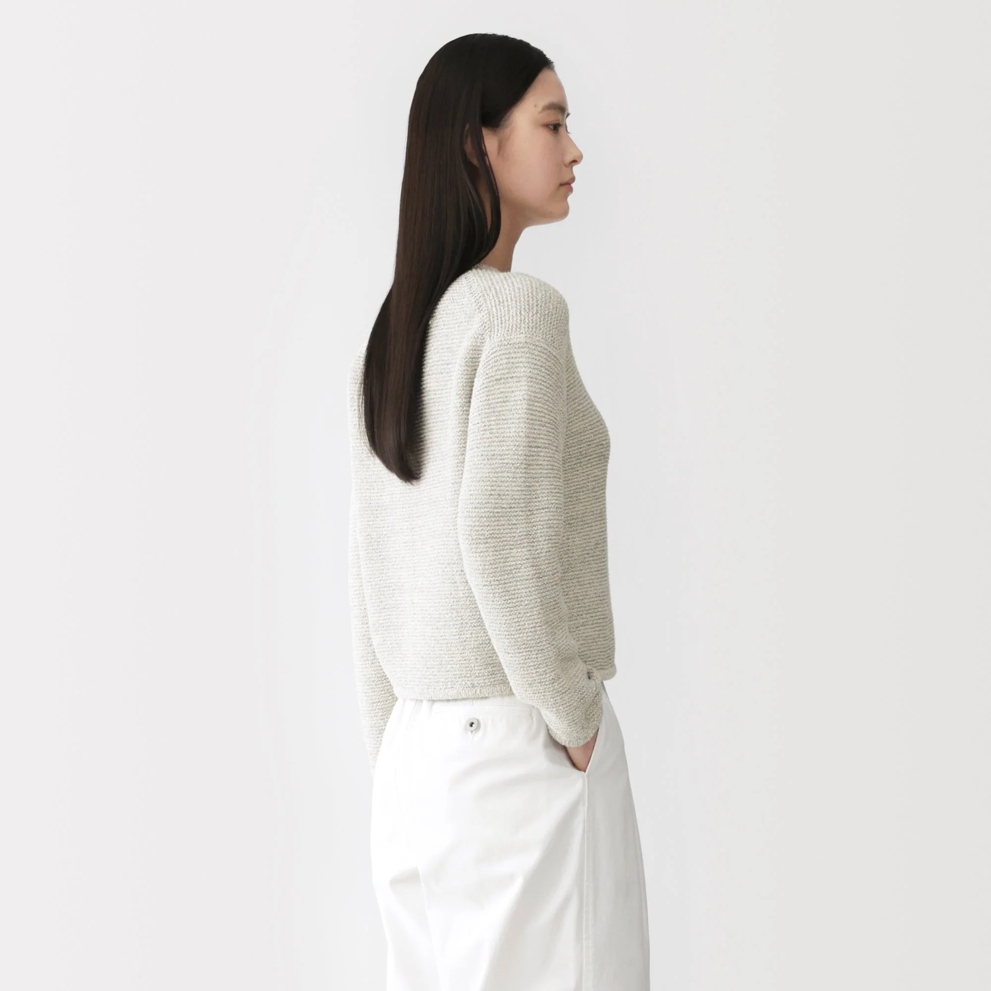 Labo Cotton Blend Loop Yarn Jacket - Image 5