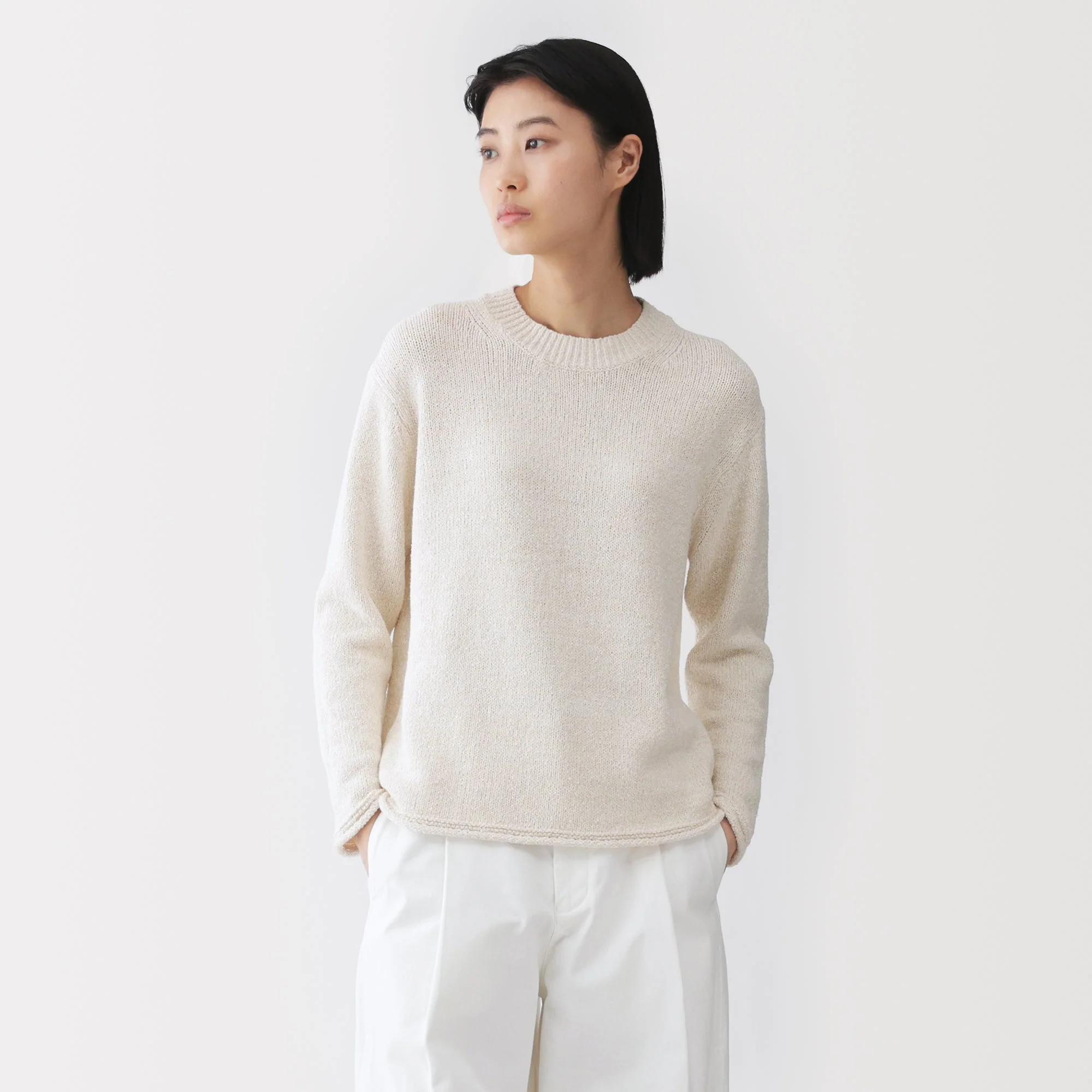 Labo Cotton Blend Loop Yarn Sweater