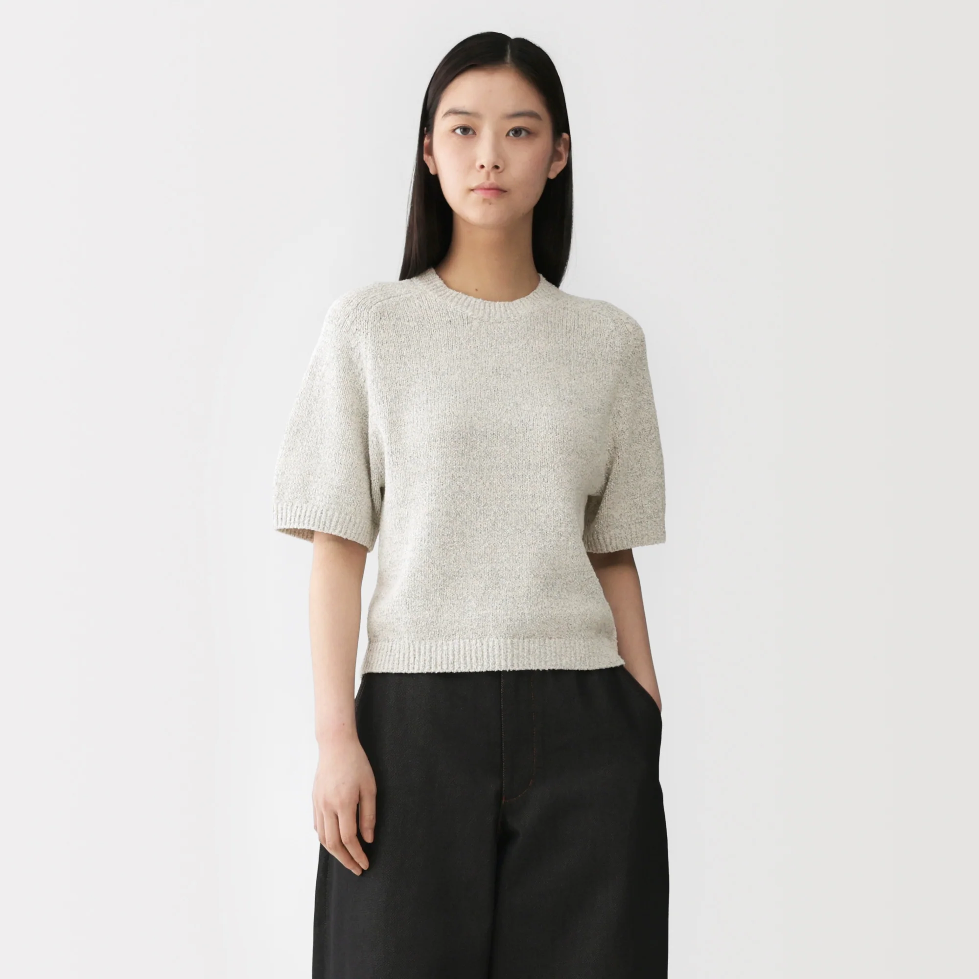 Labo Cotton Blend Loop Yarn Sweater