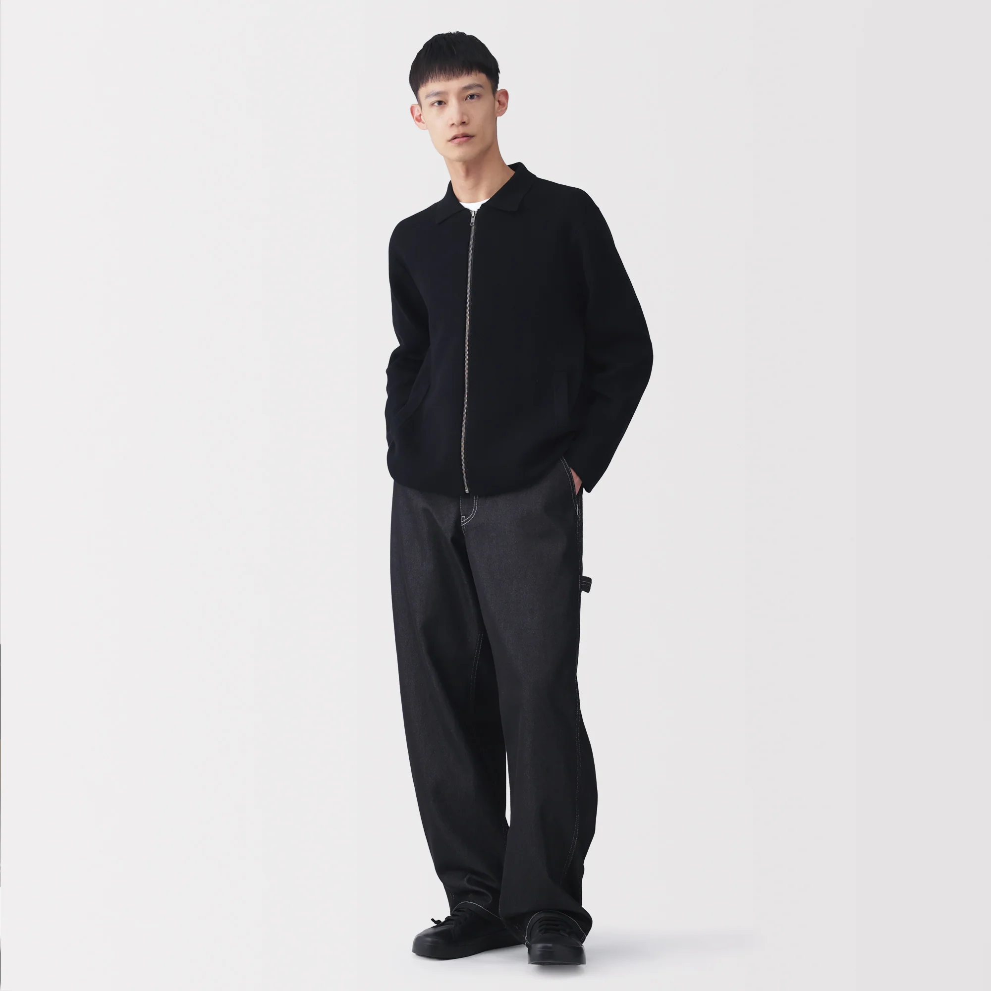 Labo Cotton Milano Rib Zip Cardigan - Image 12