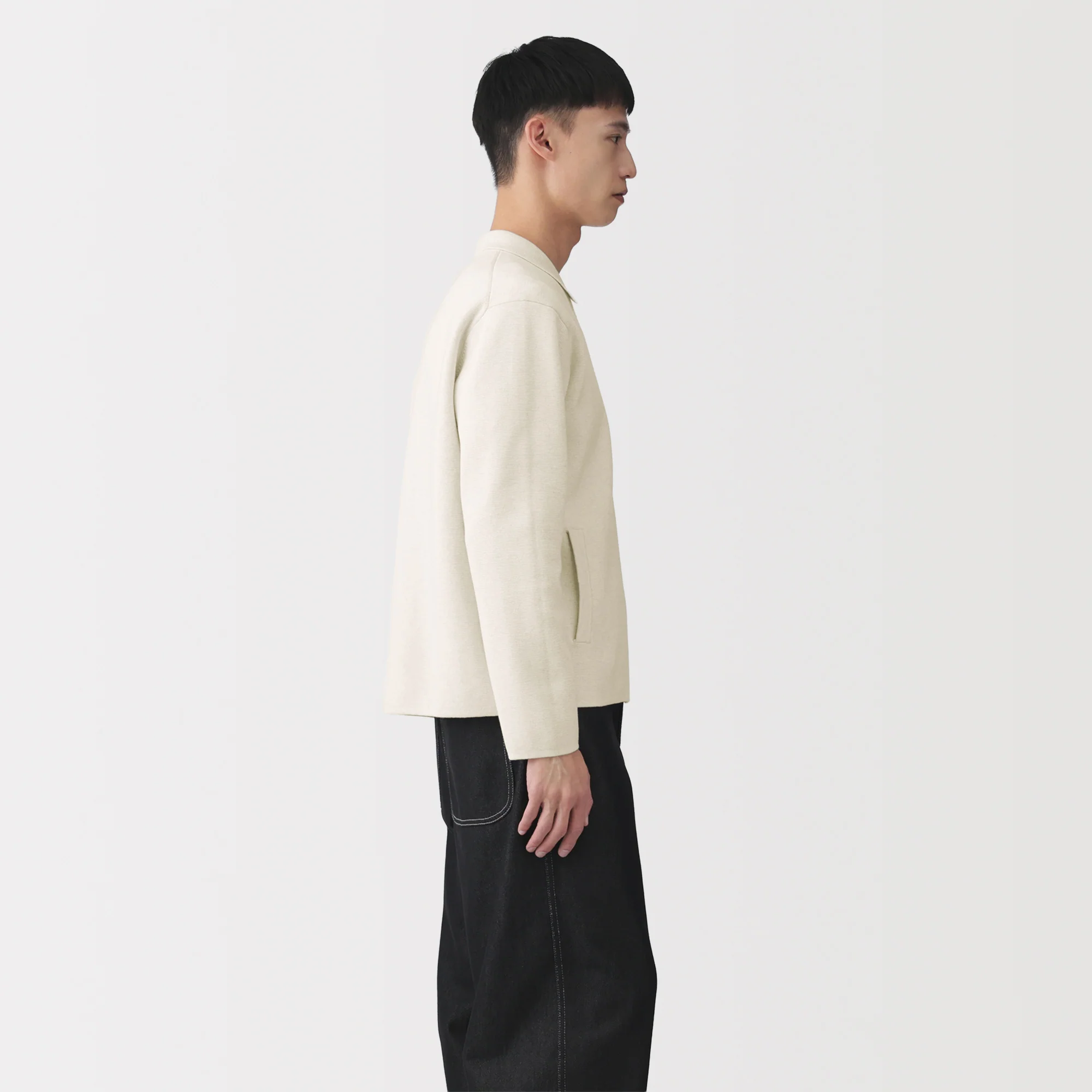 Labo Cotton Milano Rib Zip Cardigan - Image 13