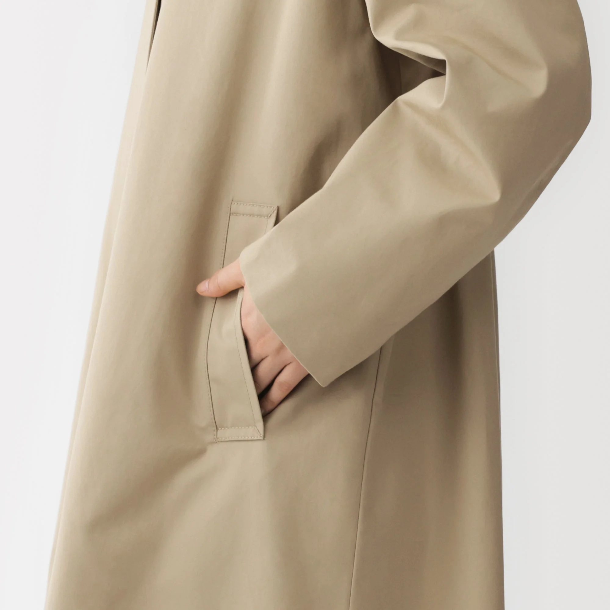 Labo Cotton Single Breasted Coat - Image 7