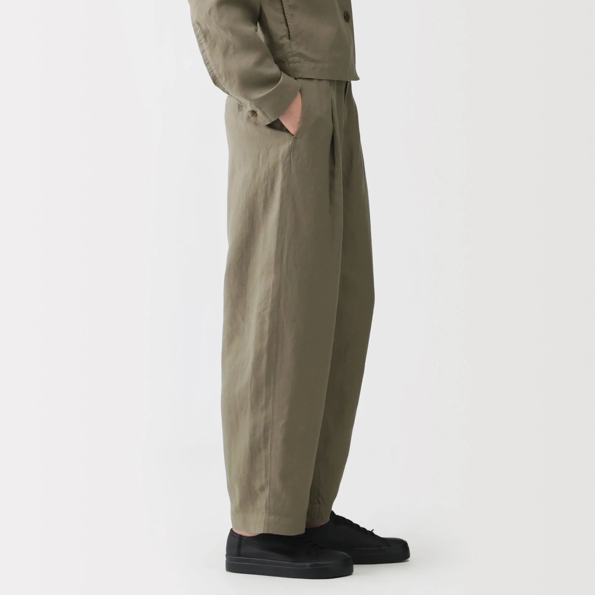 Labo Linen Lyocell Wide Pants - Image 14