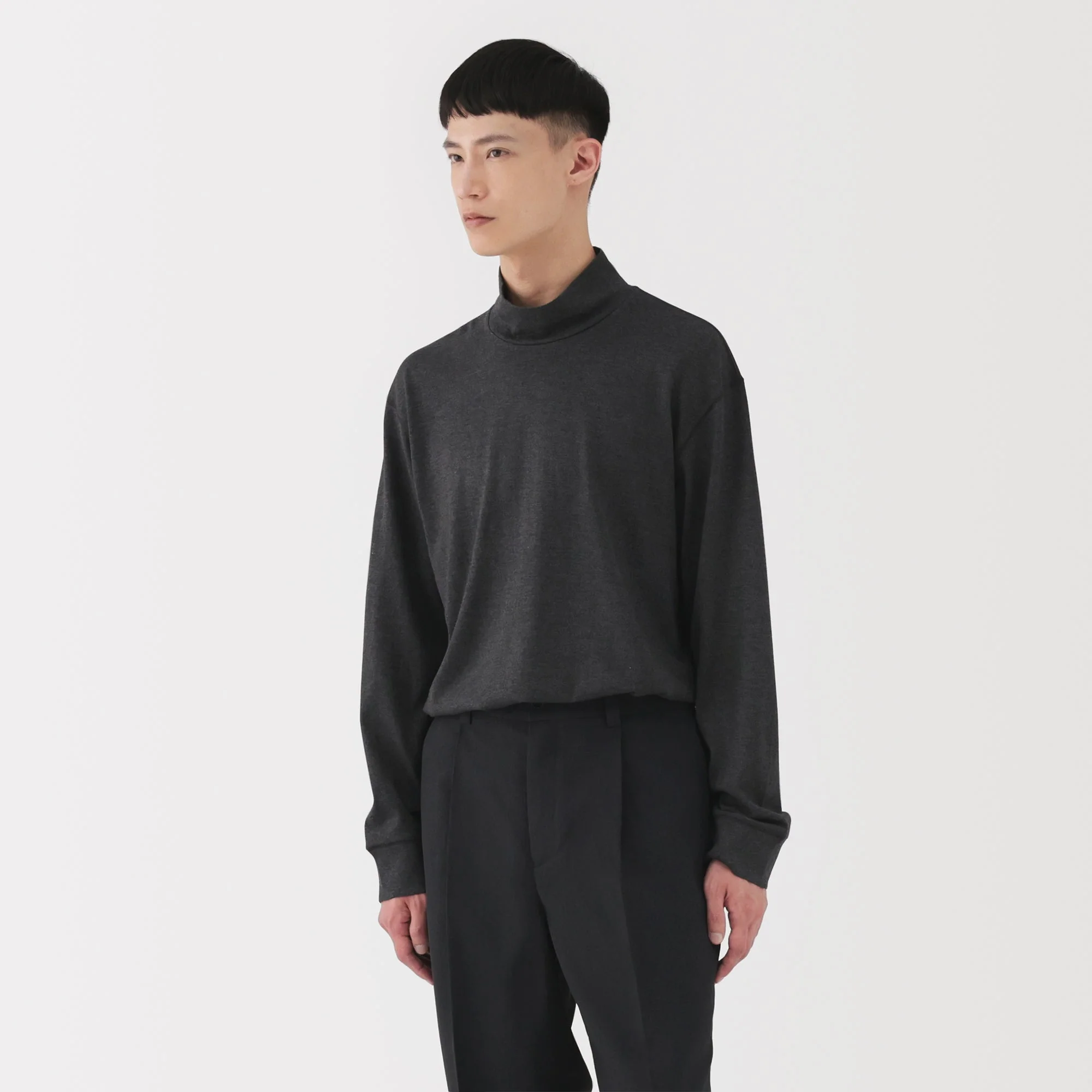 Labo Loopwheel High Neck T-Shirt - Image 11