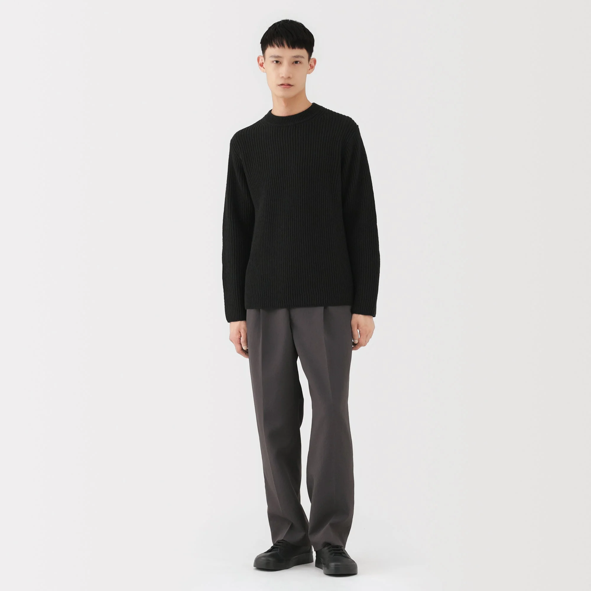 Labo Merino Wool Elbow Patch Sweater - Image 11