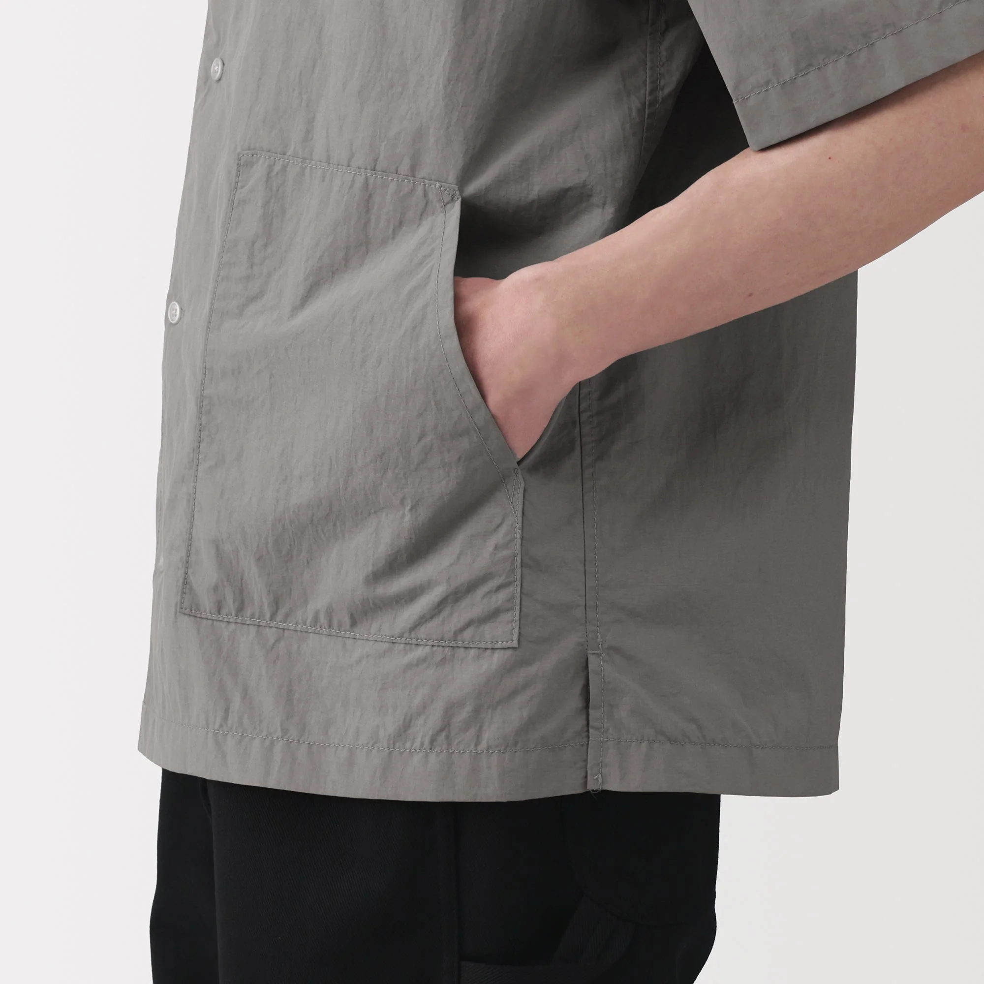 Labo Nylon Naturally Dyed Shirt - Image 8