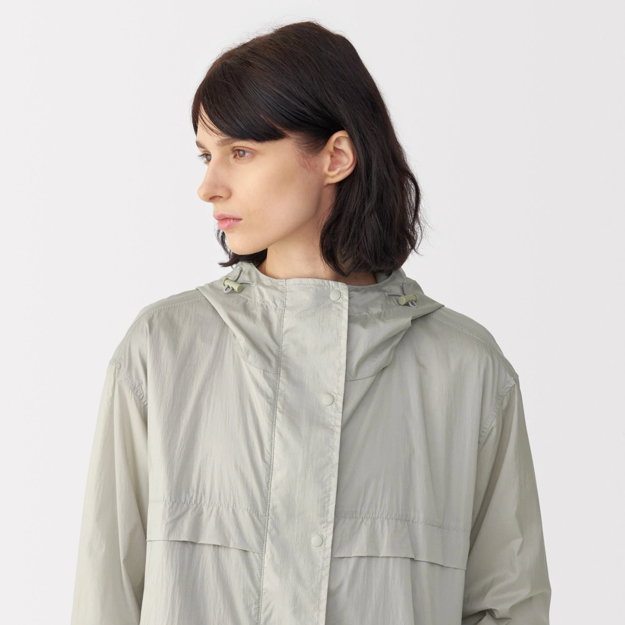 Labo Women's Light Waterproof Nylon Hooded Coat - Image 20