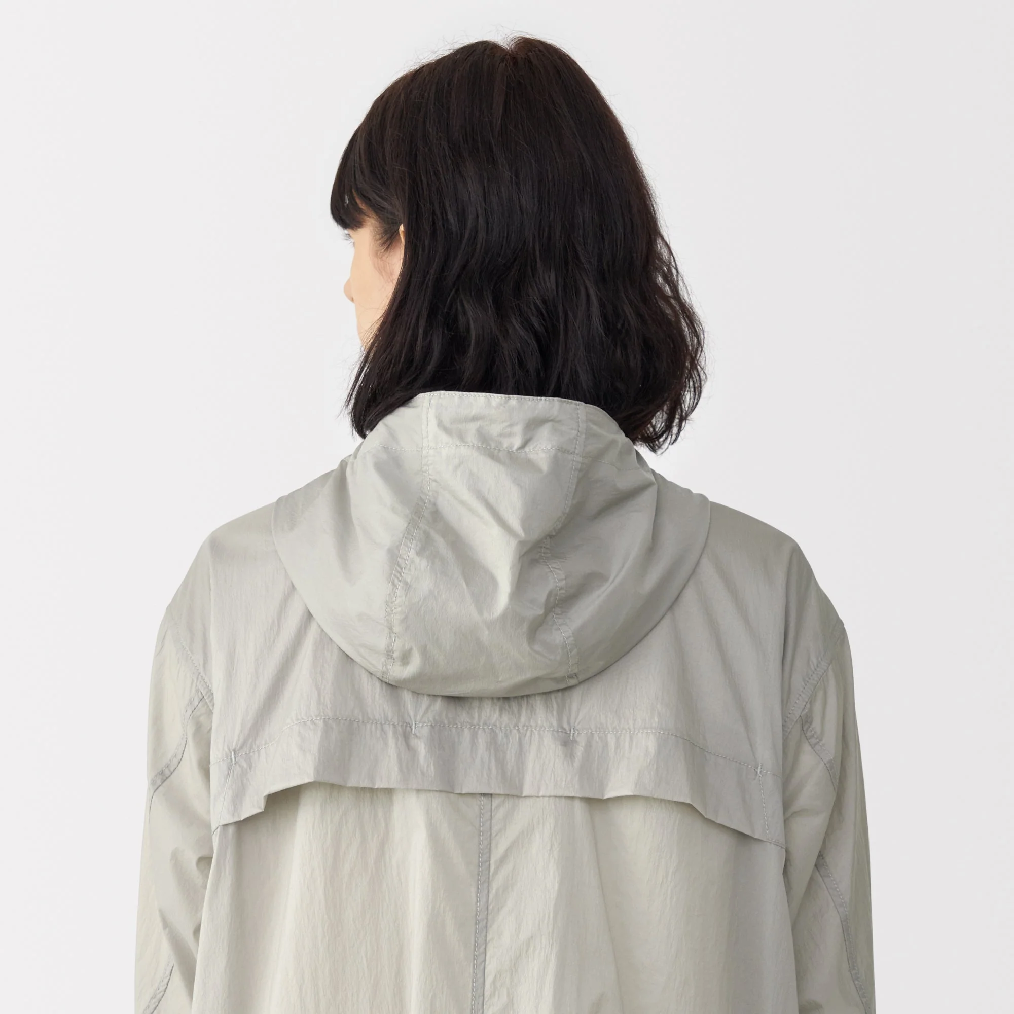 Labo Women's Light Waterproof Nylon Hooded Coat - Image 21
