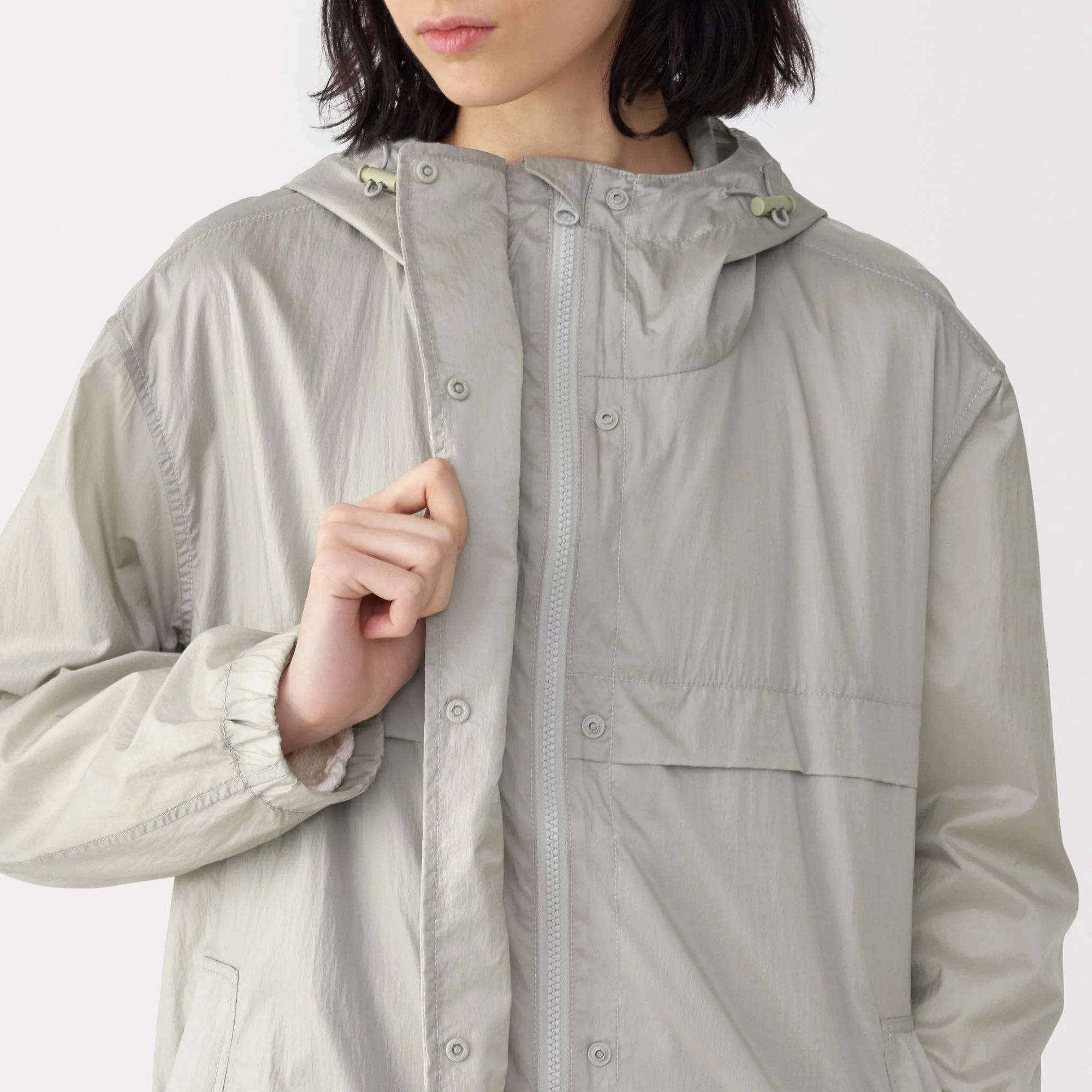 Labo Women's Light Waterproof Nylon Hooded Coat - Image 22