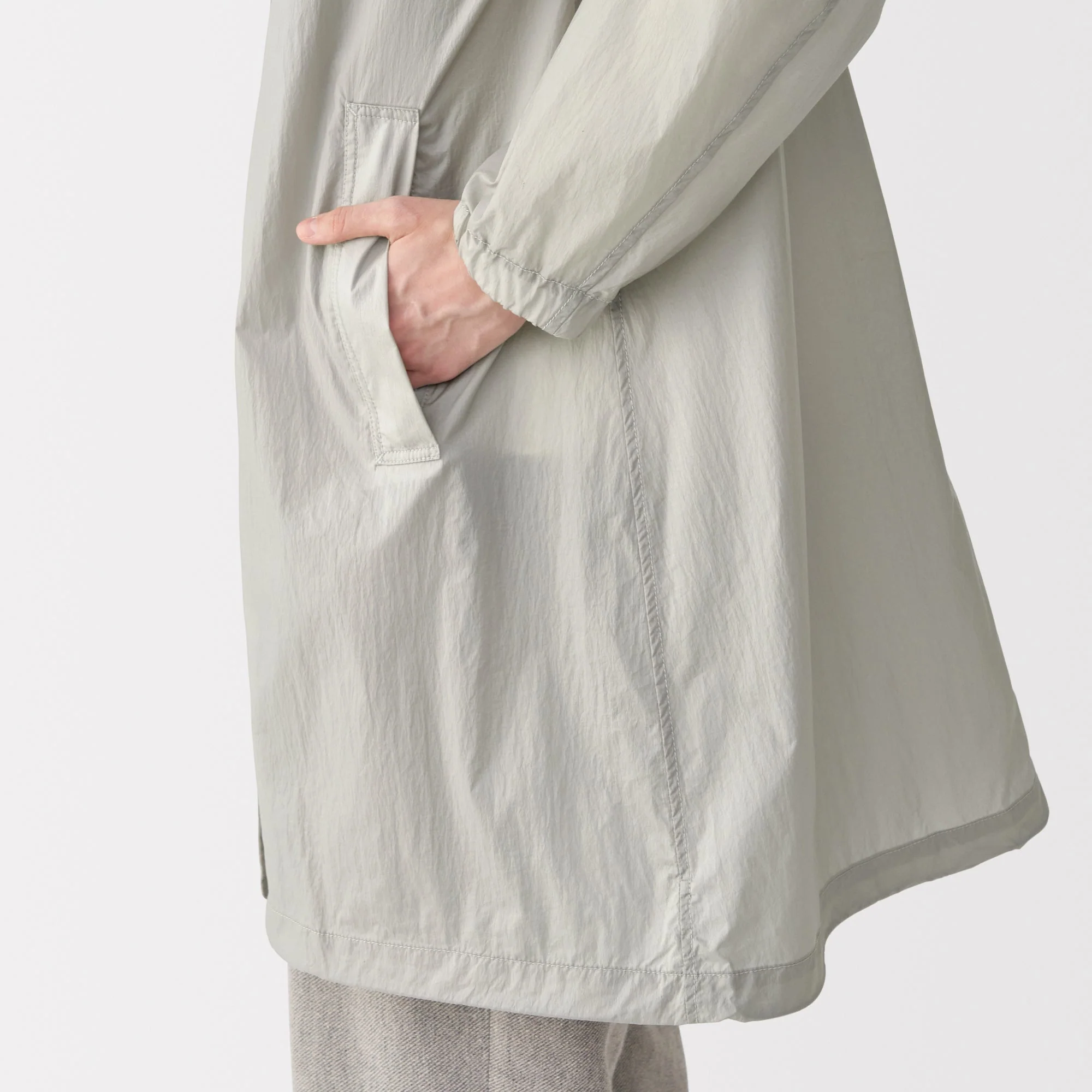 Labo Women's Light Waterproof Nylon Hooded Coat - Image 23