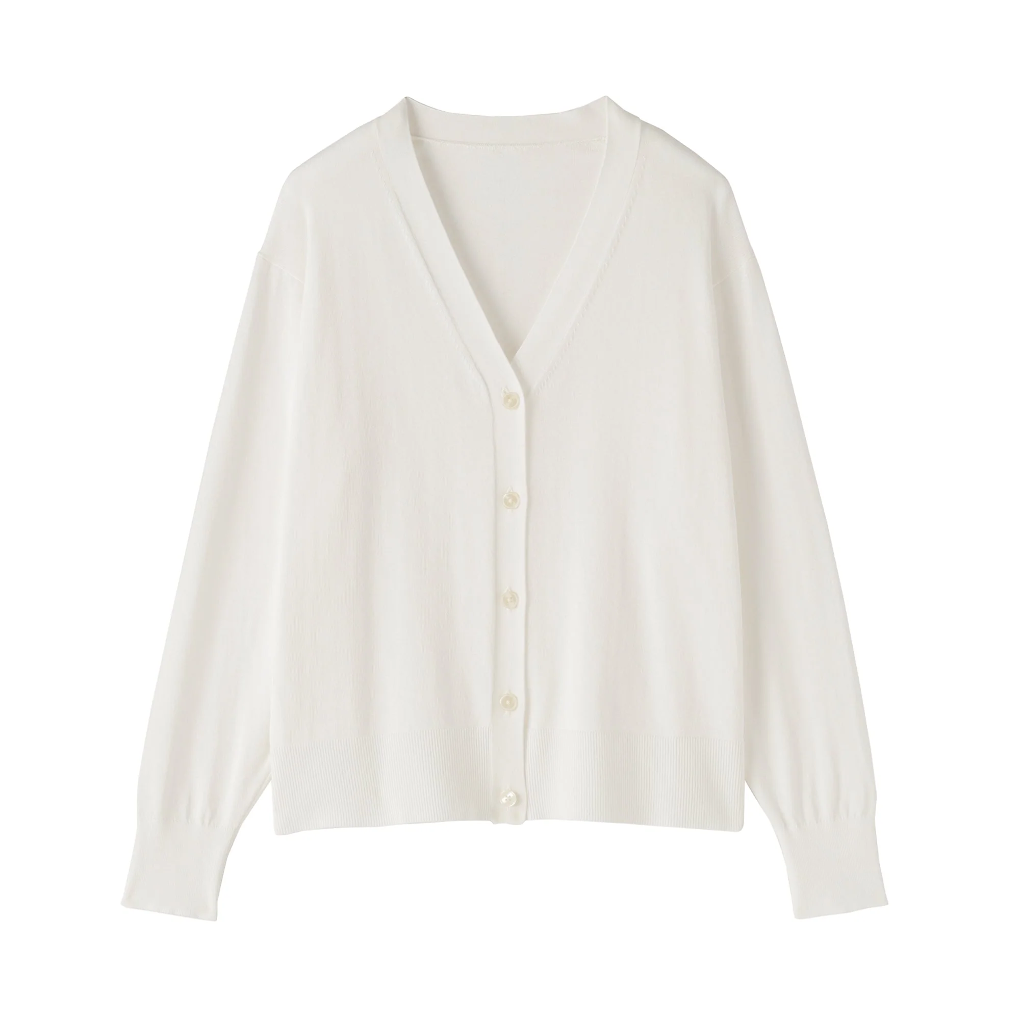 Light Knit V-Neck Cardigan - Image 10