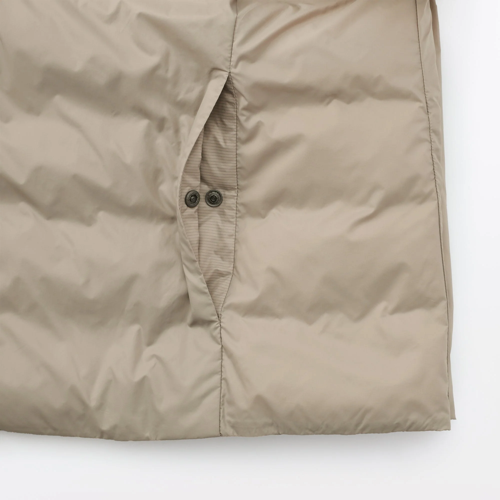 Lightweight Down Collarless Jacket - Image 20