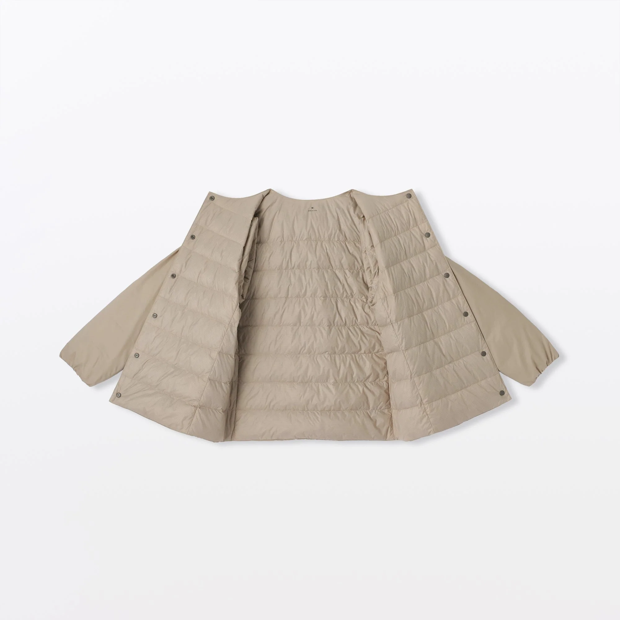 Lightweight Down Collarless Jacket - Image 21