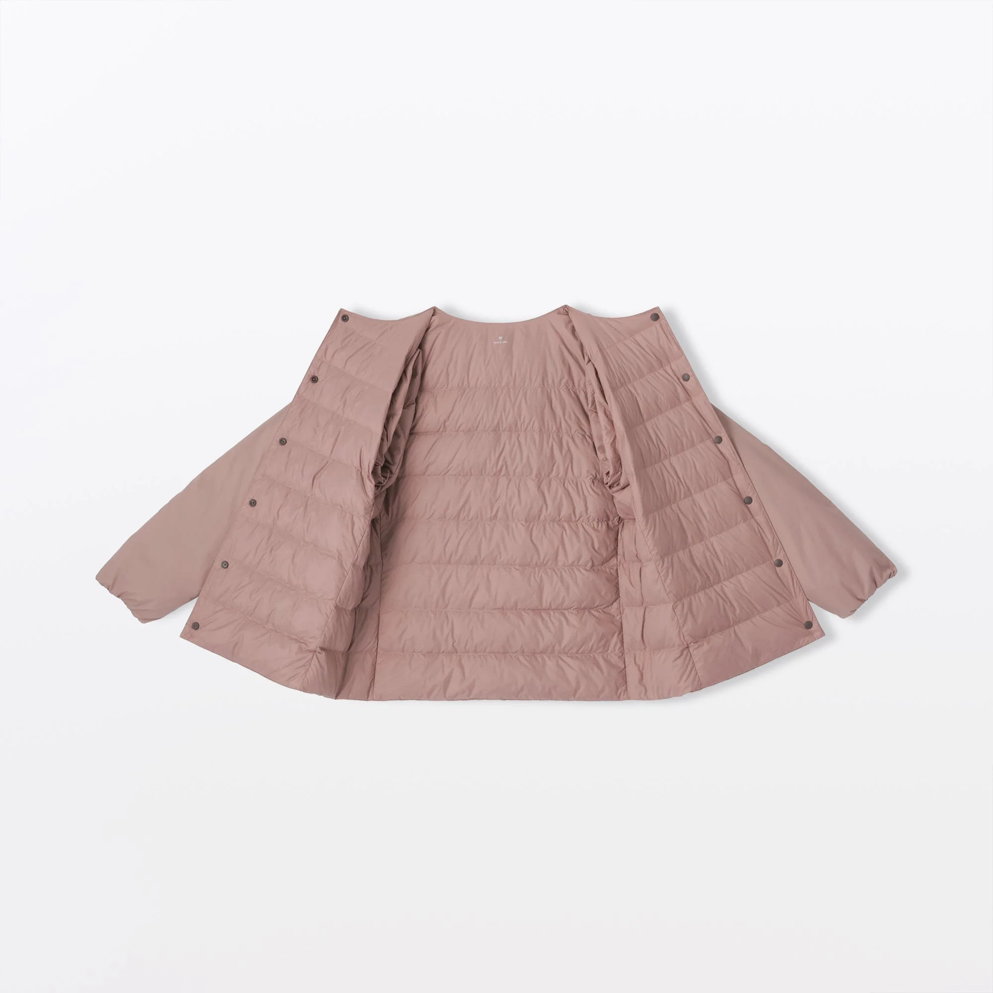 Lightweight Down Collarless Jacket - Image 32