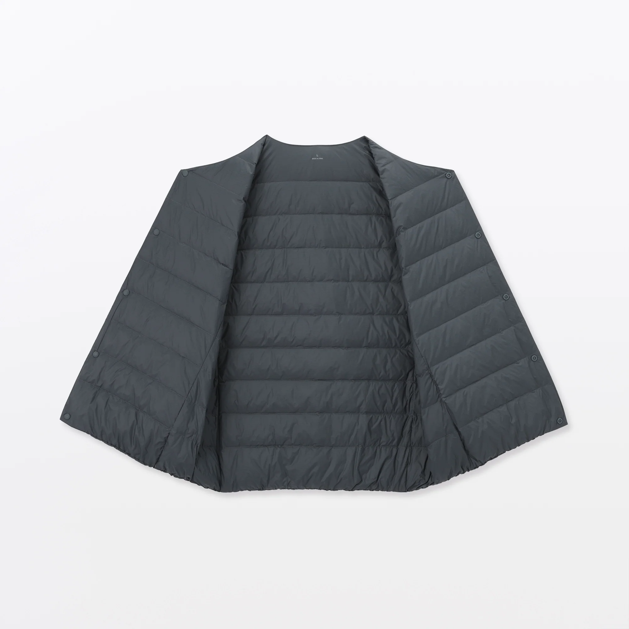 Lightweight Down Collarless Vest - Image 33