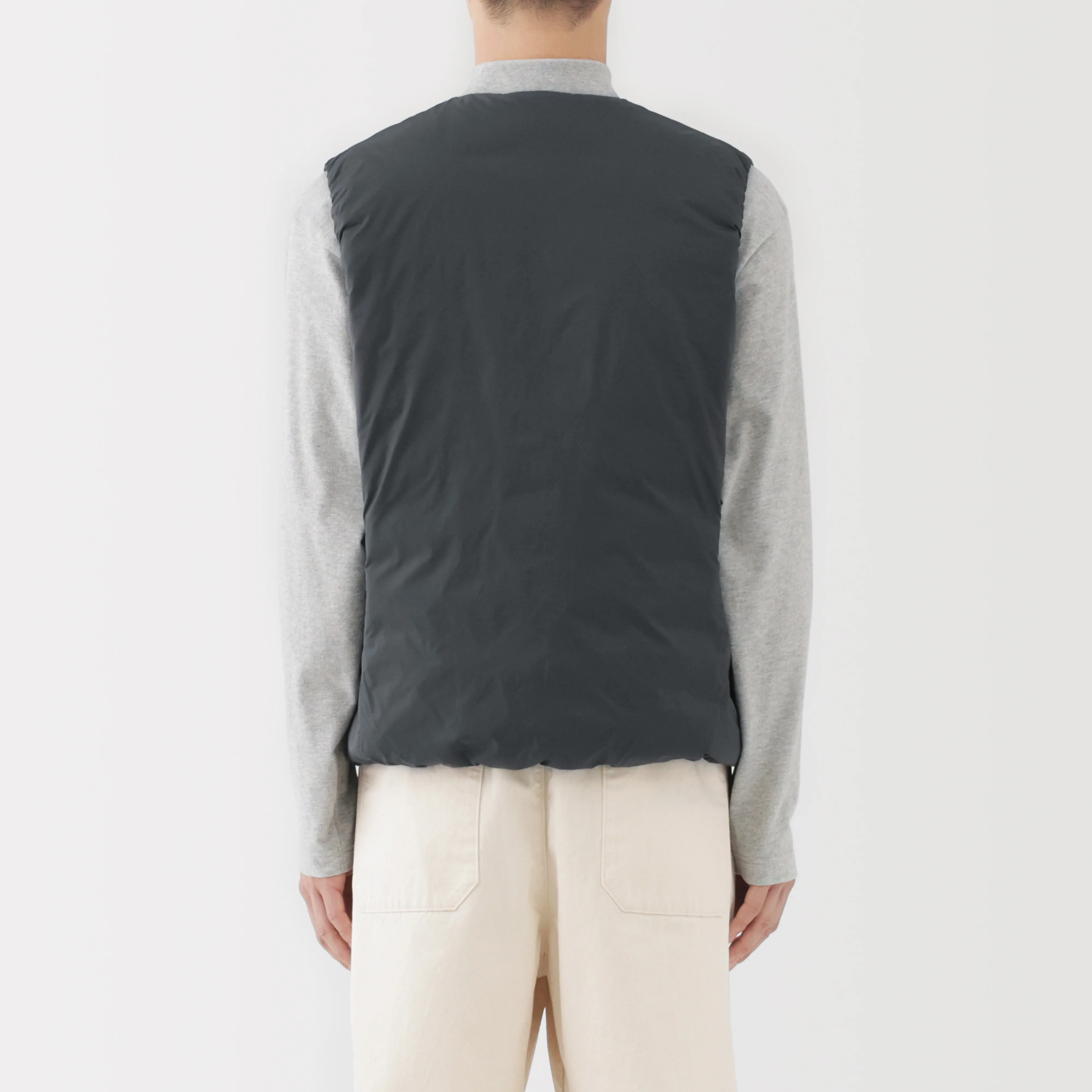 Lightweight Down Collarless Vest - Image 40