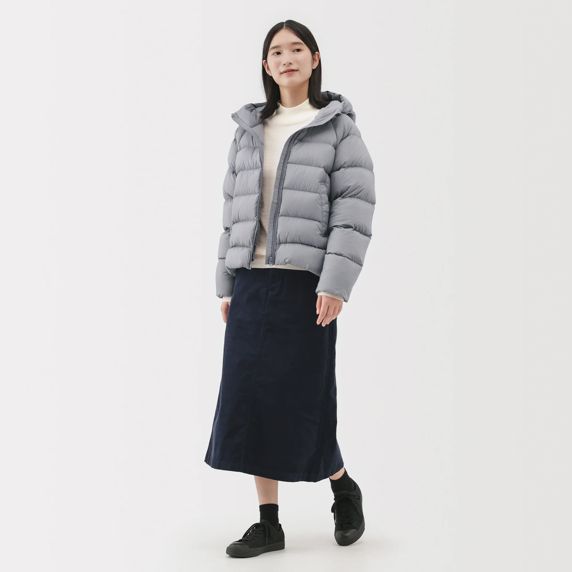 Lightweight Down Hooded Jacket - Image 14