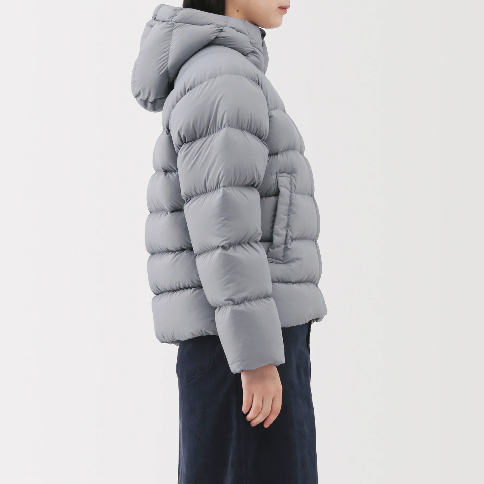 Lightweight Down Hooded Jacket - Image 15