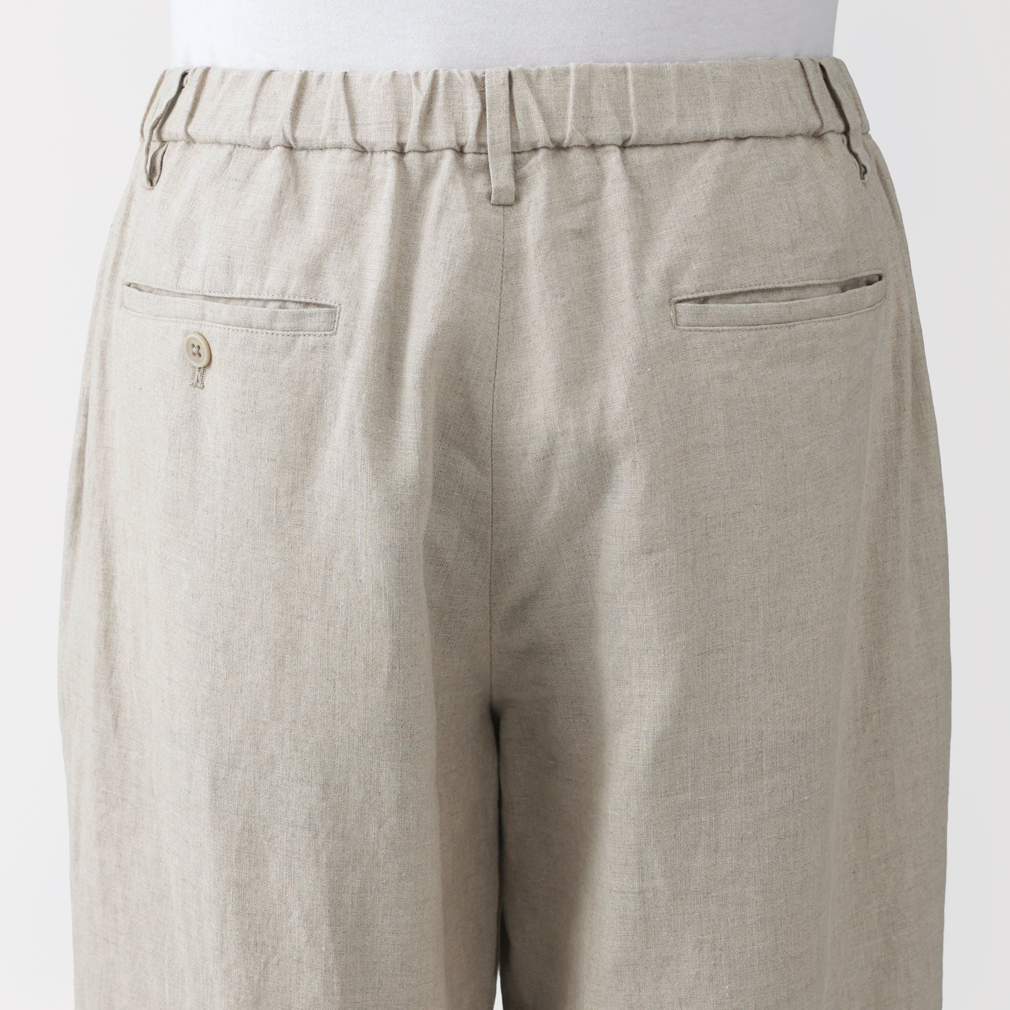Linen Tapered Pants - Image 17