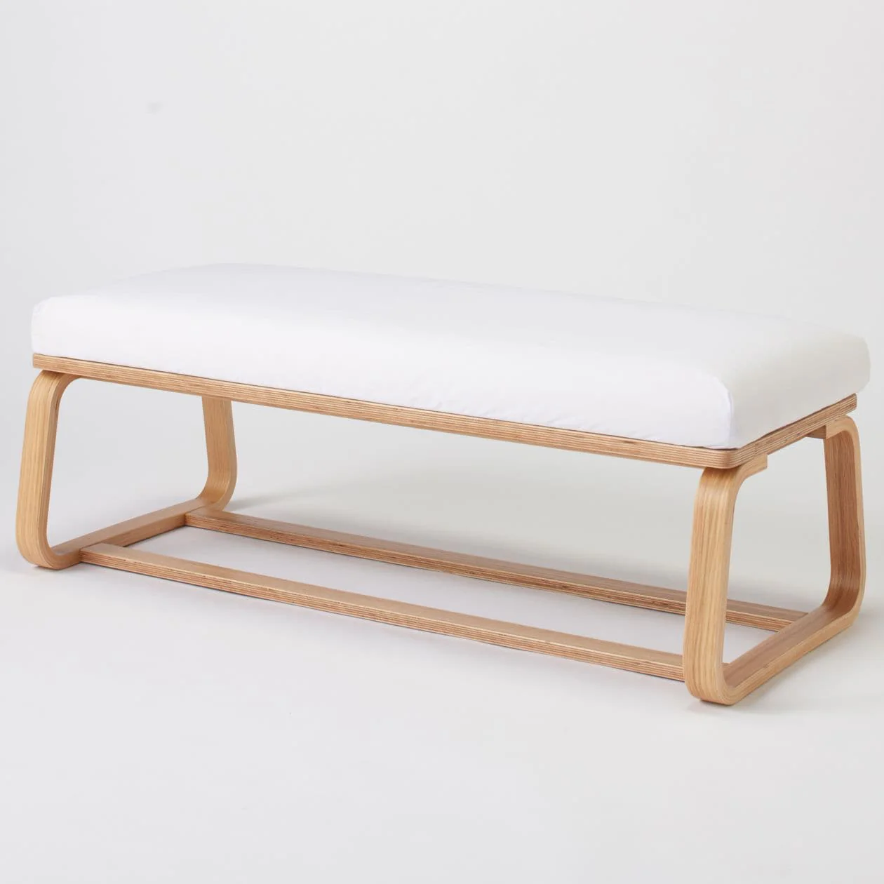Living Dining Bench 1 - Oak (Cover Sold Separately) - Image 4