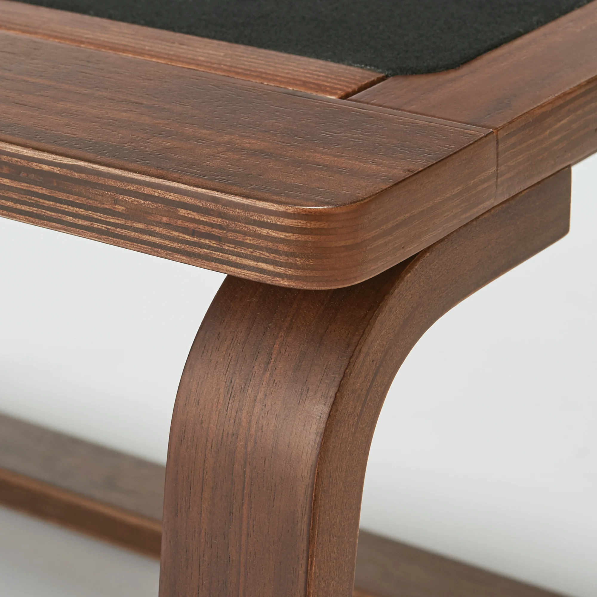 Living Dining Bench 1 - Walnut (Cover Sold Separately) - Image 4