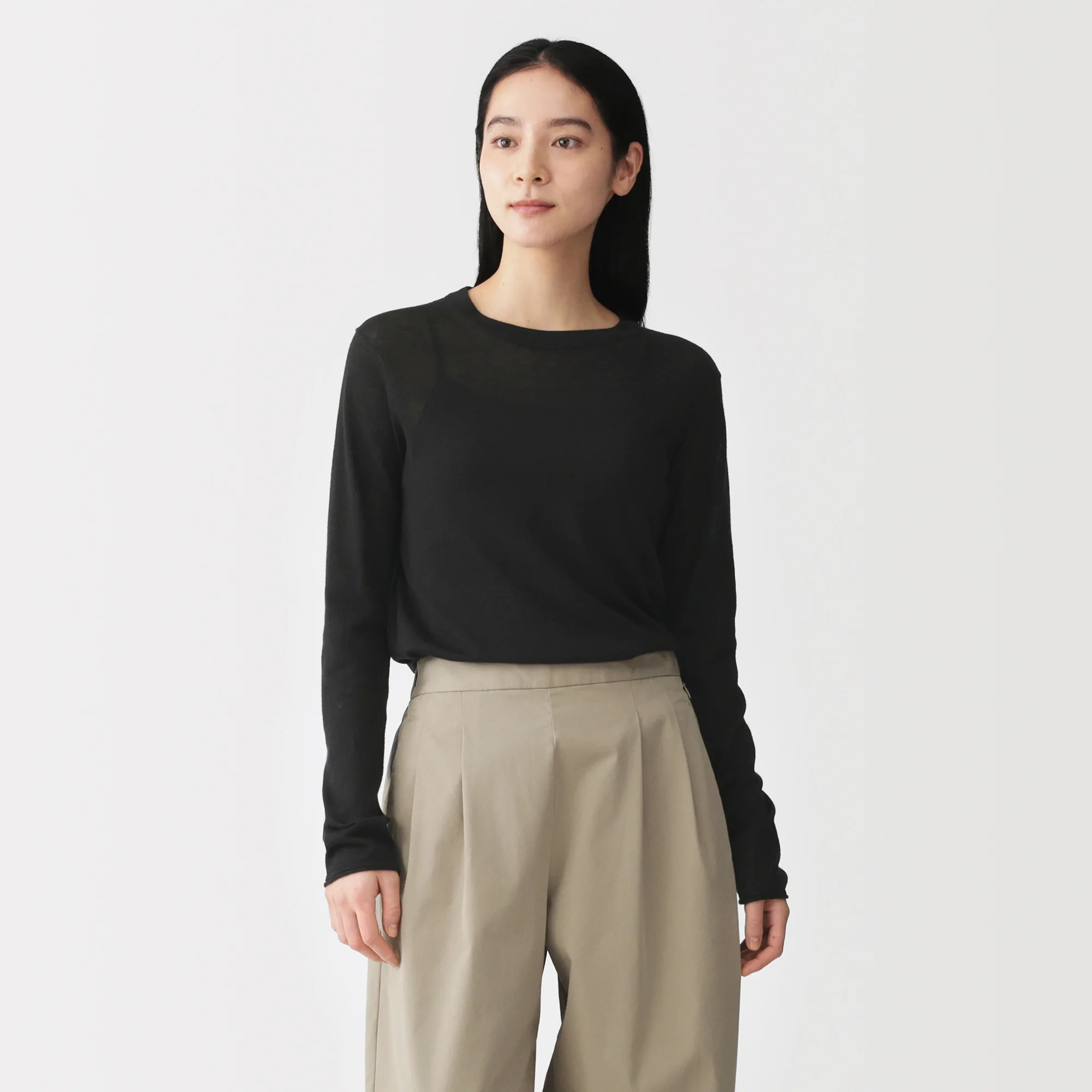 Lyocell Blend Crewneck Sweater - Image 11