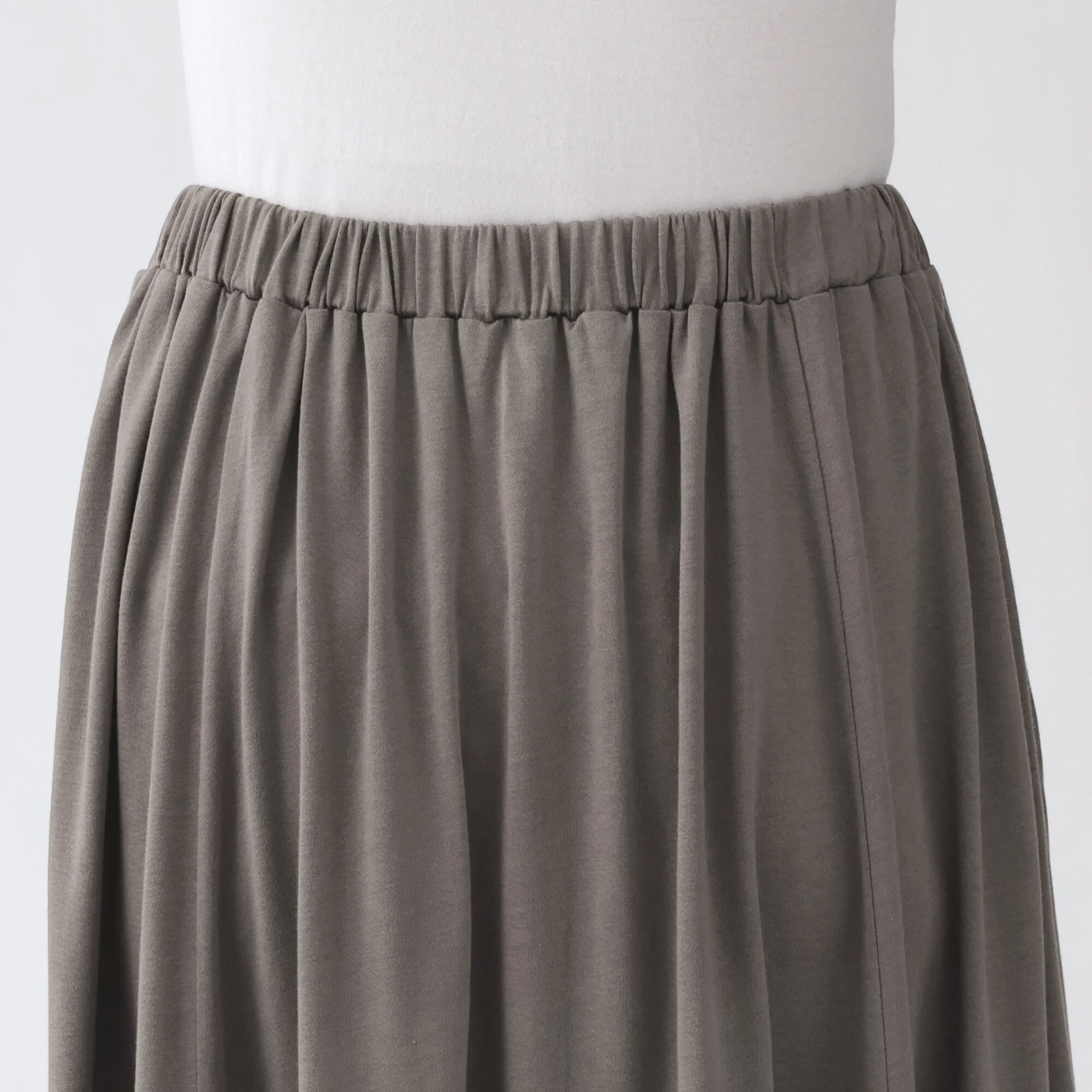Lyocell Blend Jersey Gathered Skirt - Image 24