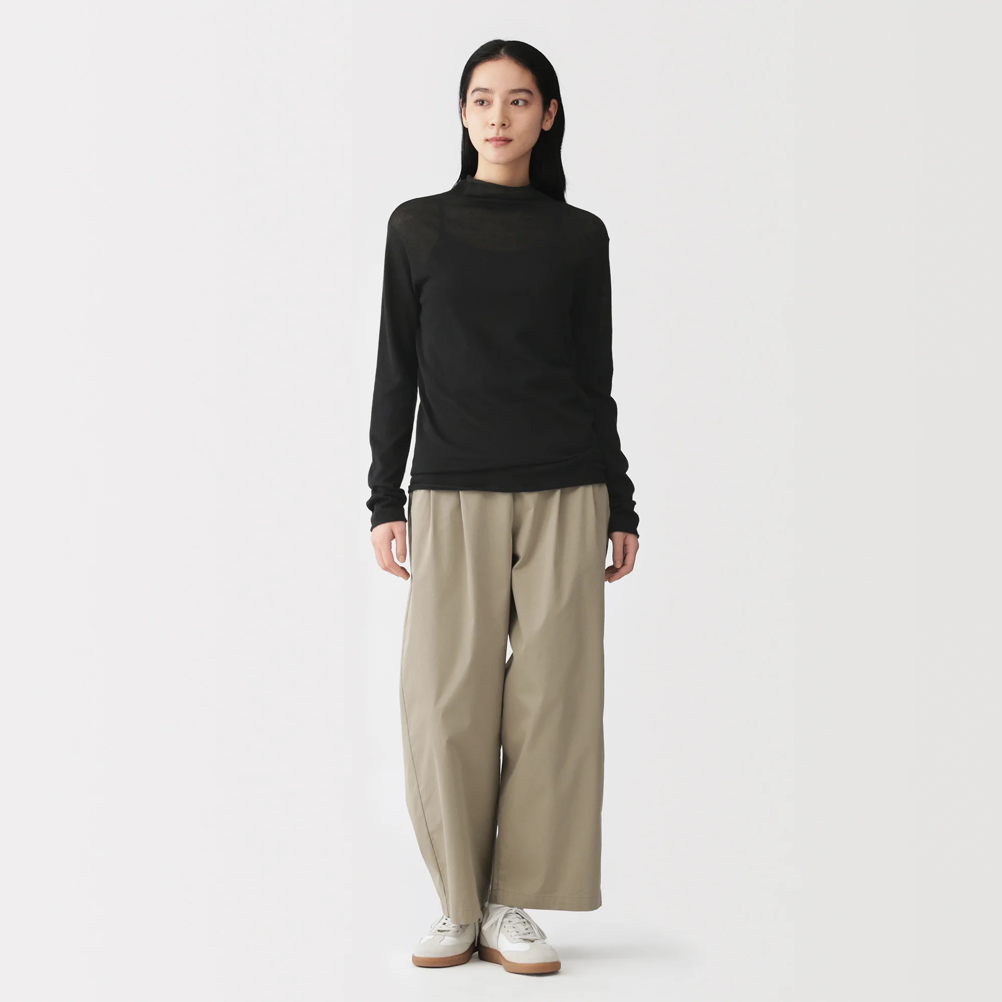 Lyocell Blend Mockneck Sweater - Image 20