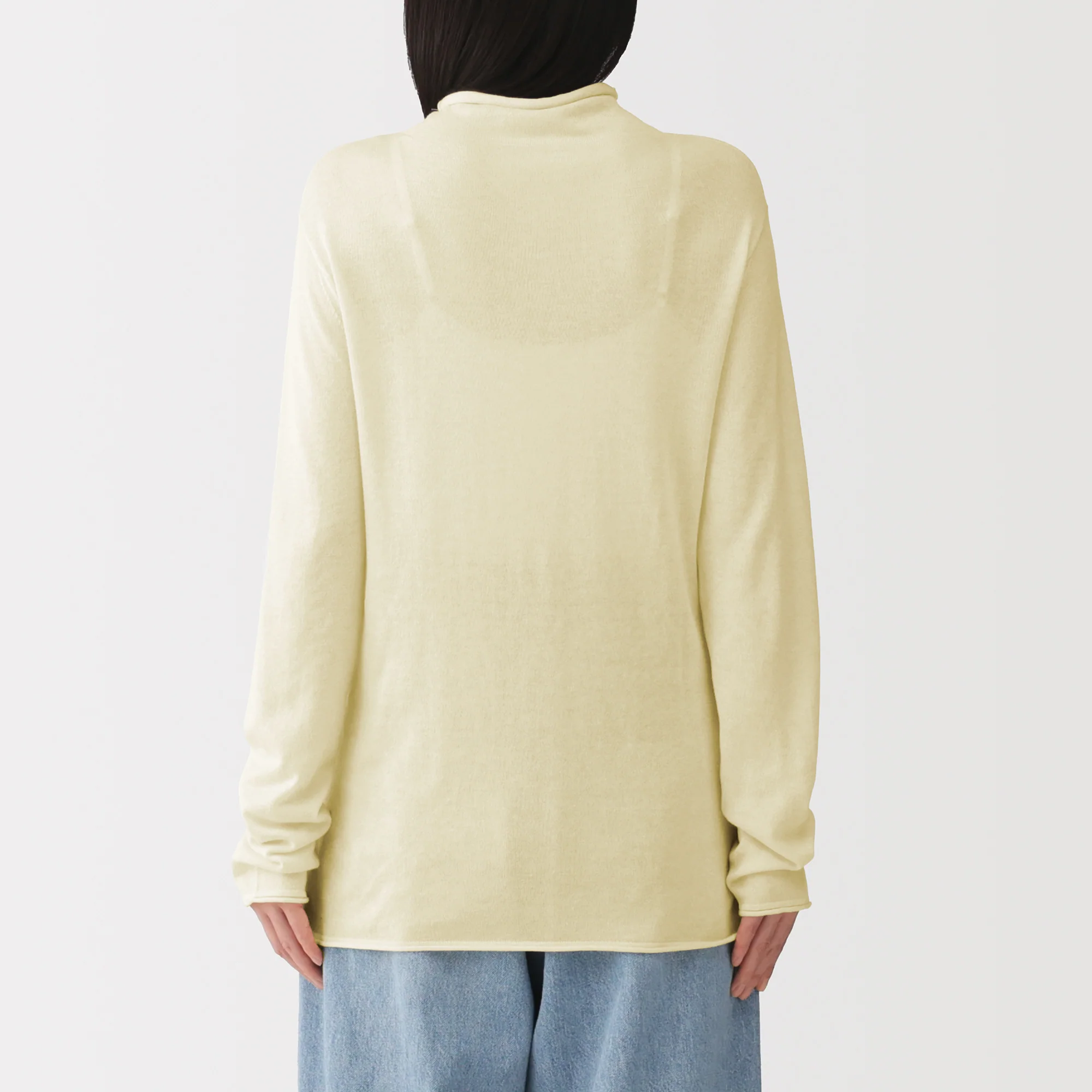 Lyocell Blend Mockneck Sweater - Image 30