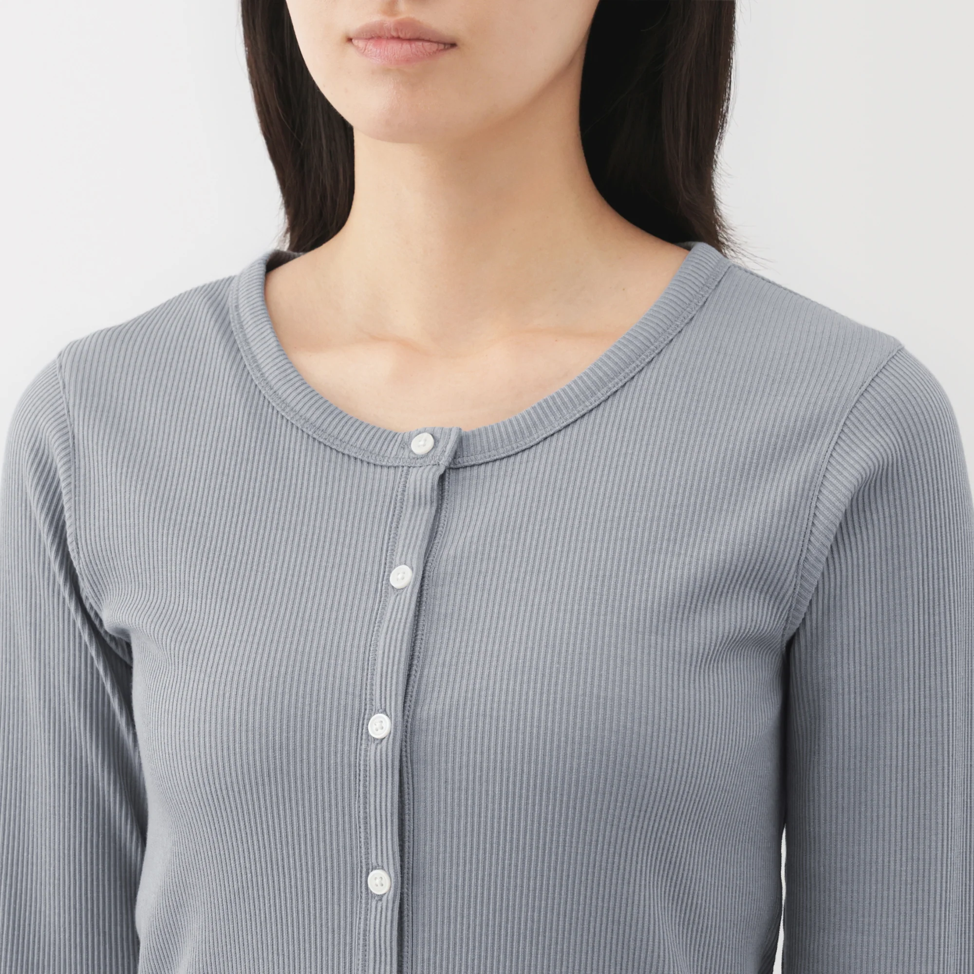 Lyocell Blend Rib Cardigan - Image 15