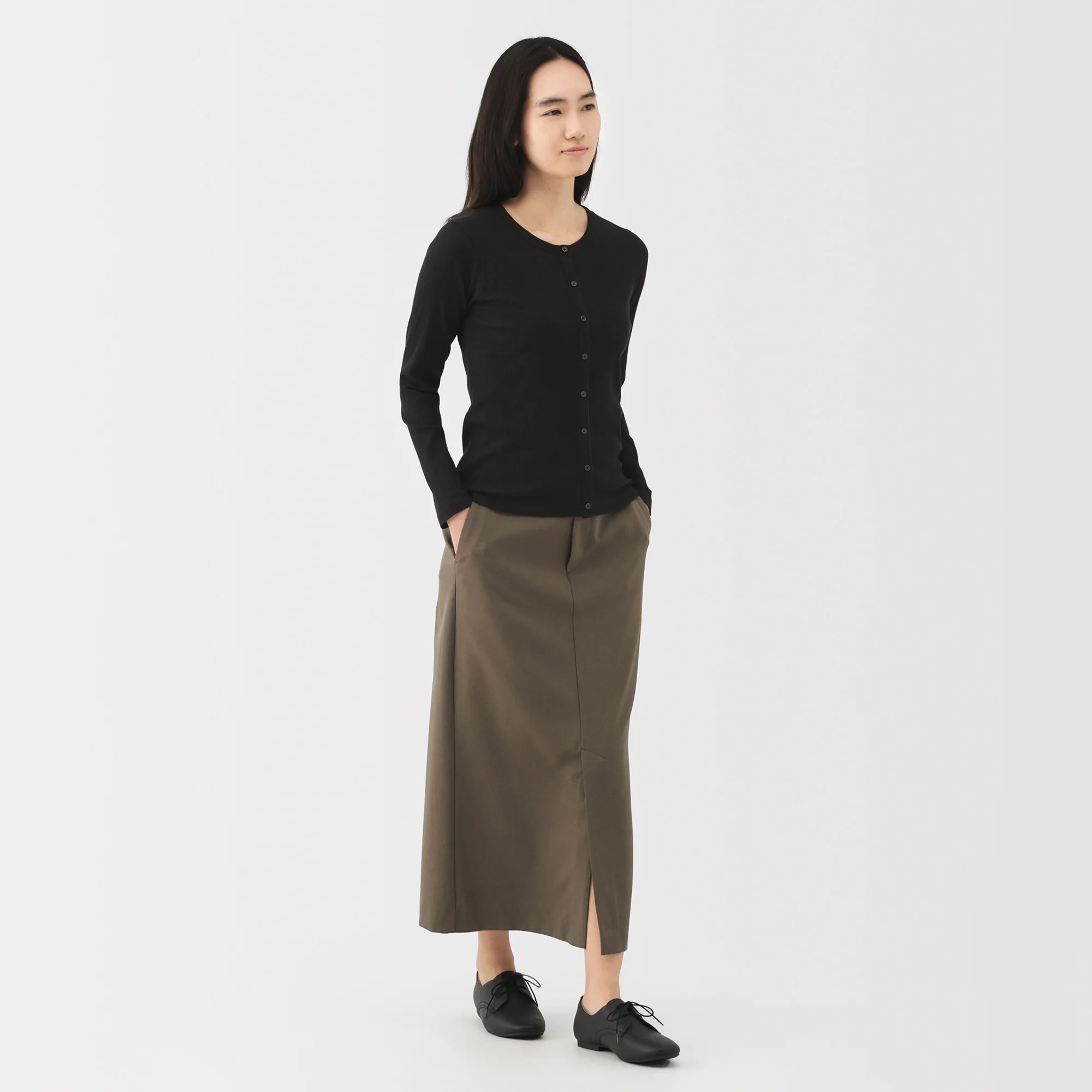 Lyocell Blend Rib Cardigan - Image 20