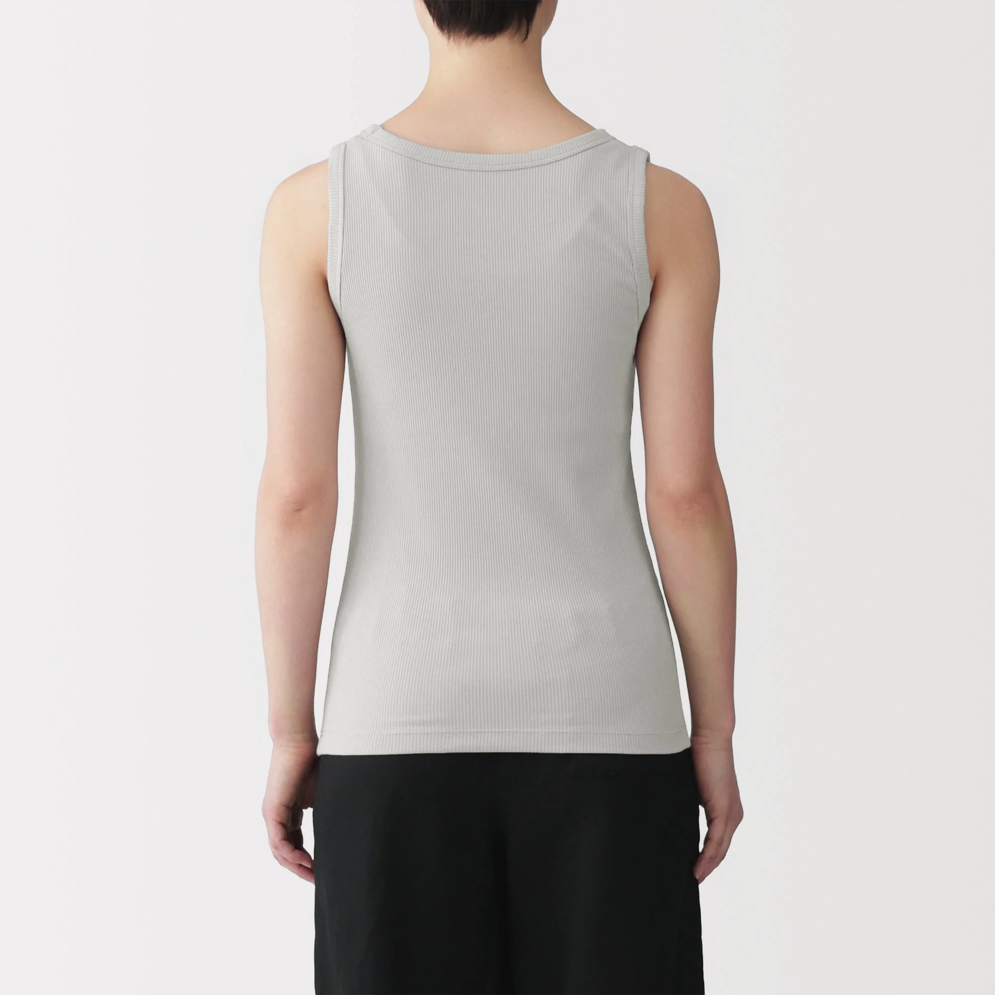 Lyocell Blend Rib Tank Top - Image 6