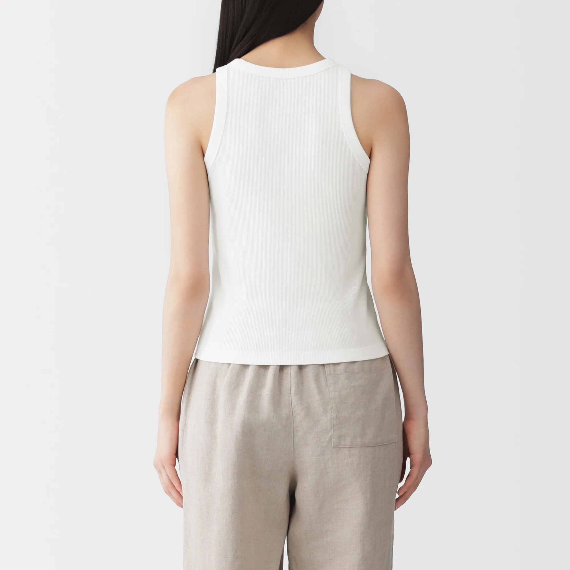 Lyocell Blend Rib Tank Top - Image 6