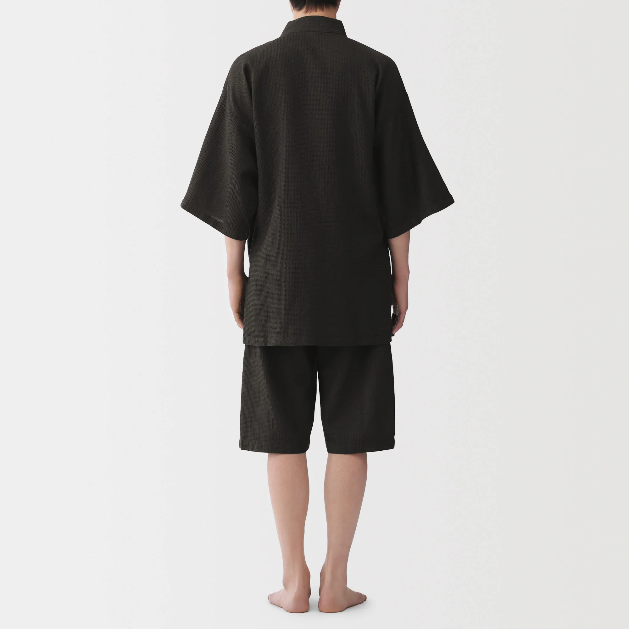 Lyocell Blend Waffle Jinbei - Image 27