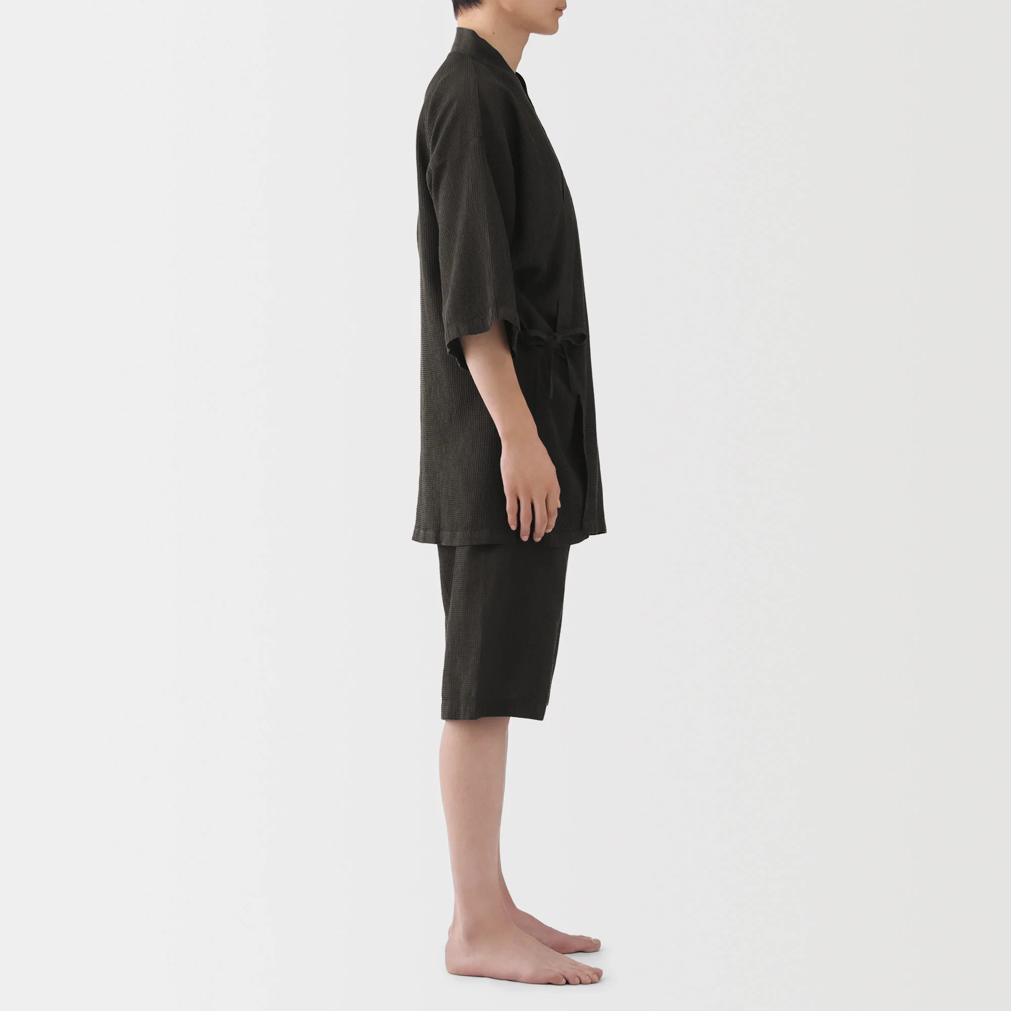 Lyocell Blend Waffle Jinbei - Image 4