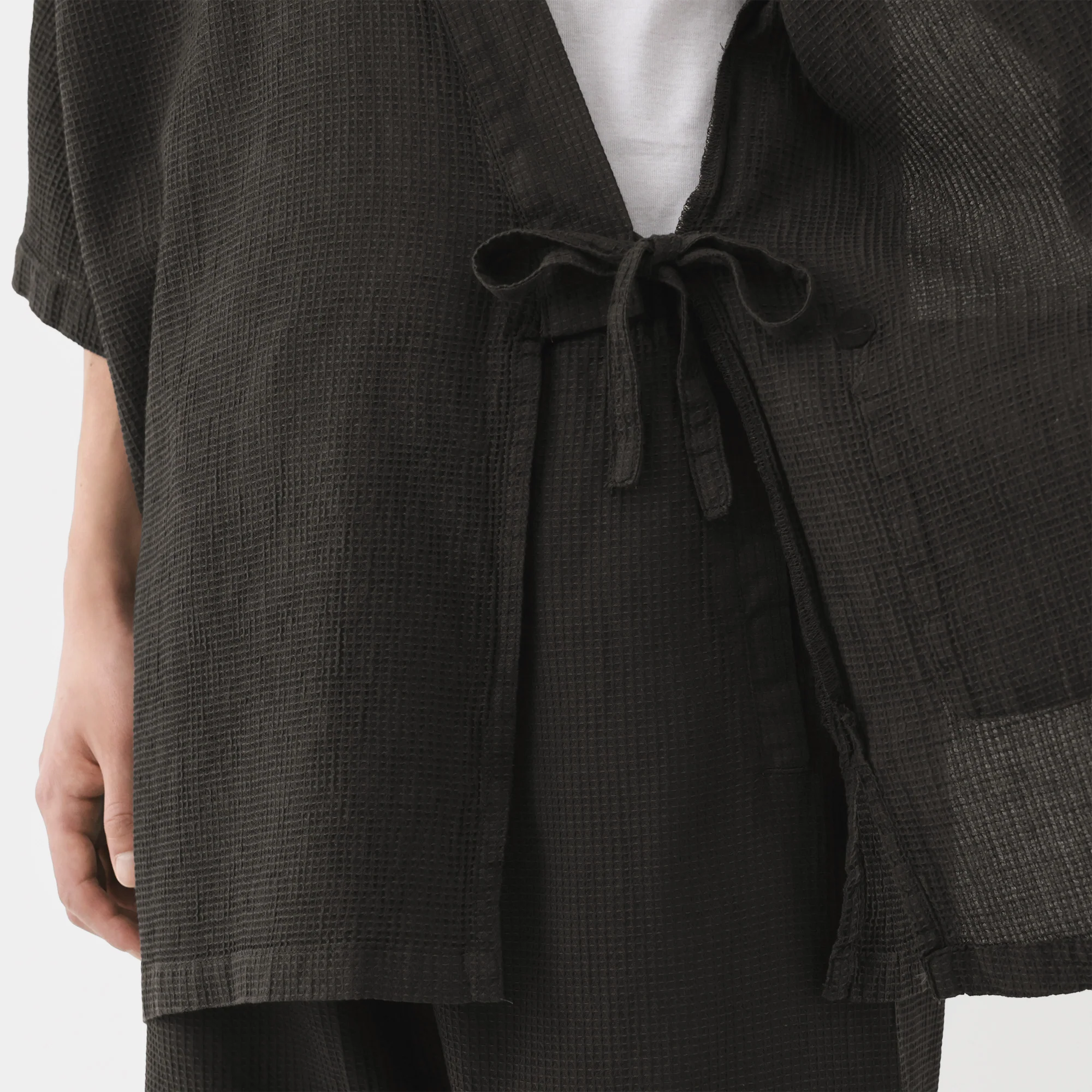 Lyocell Blend Waffle Jinbei - Image 9