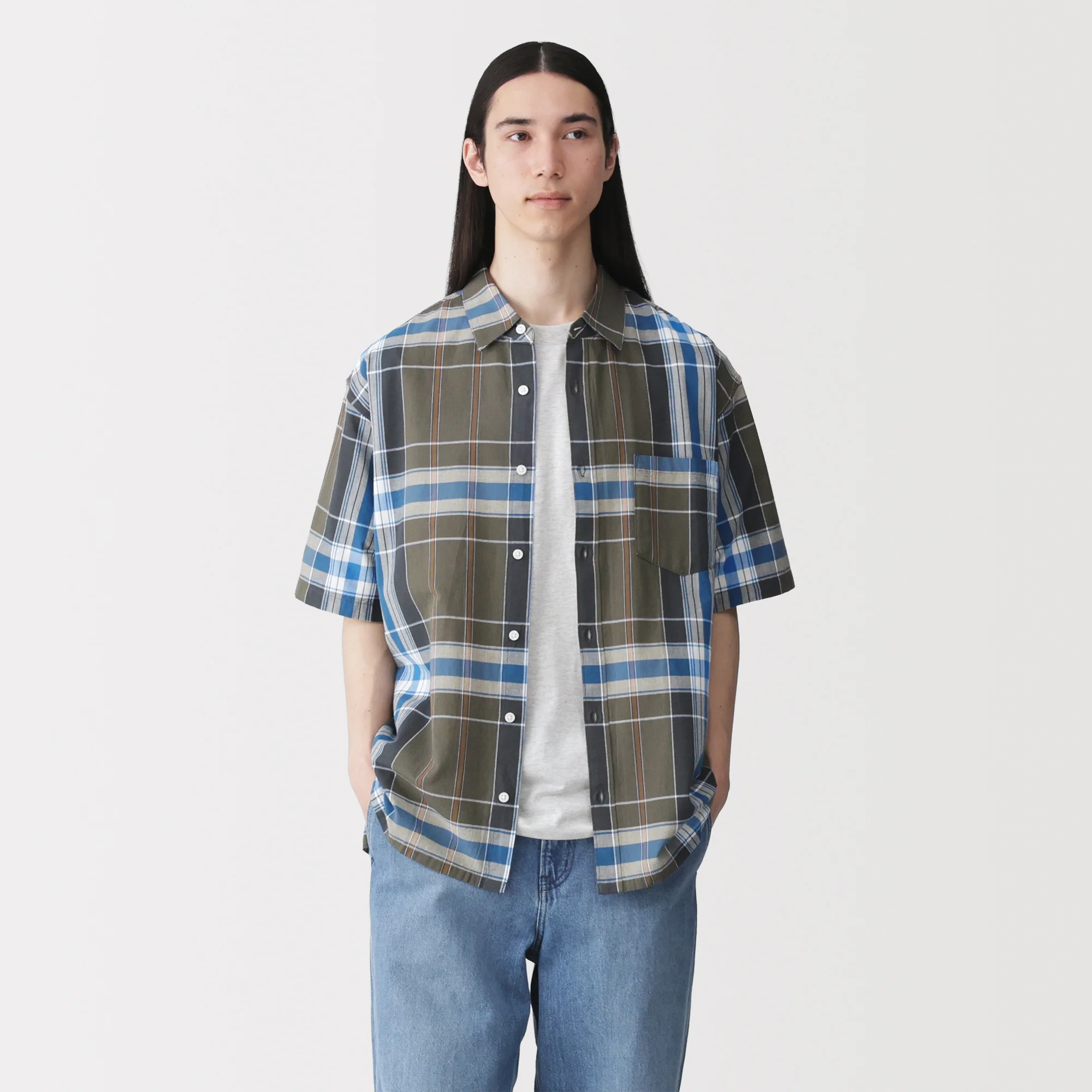 Madras Cotton Check Shirt - Image 3