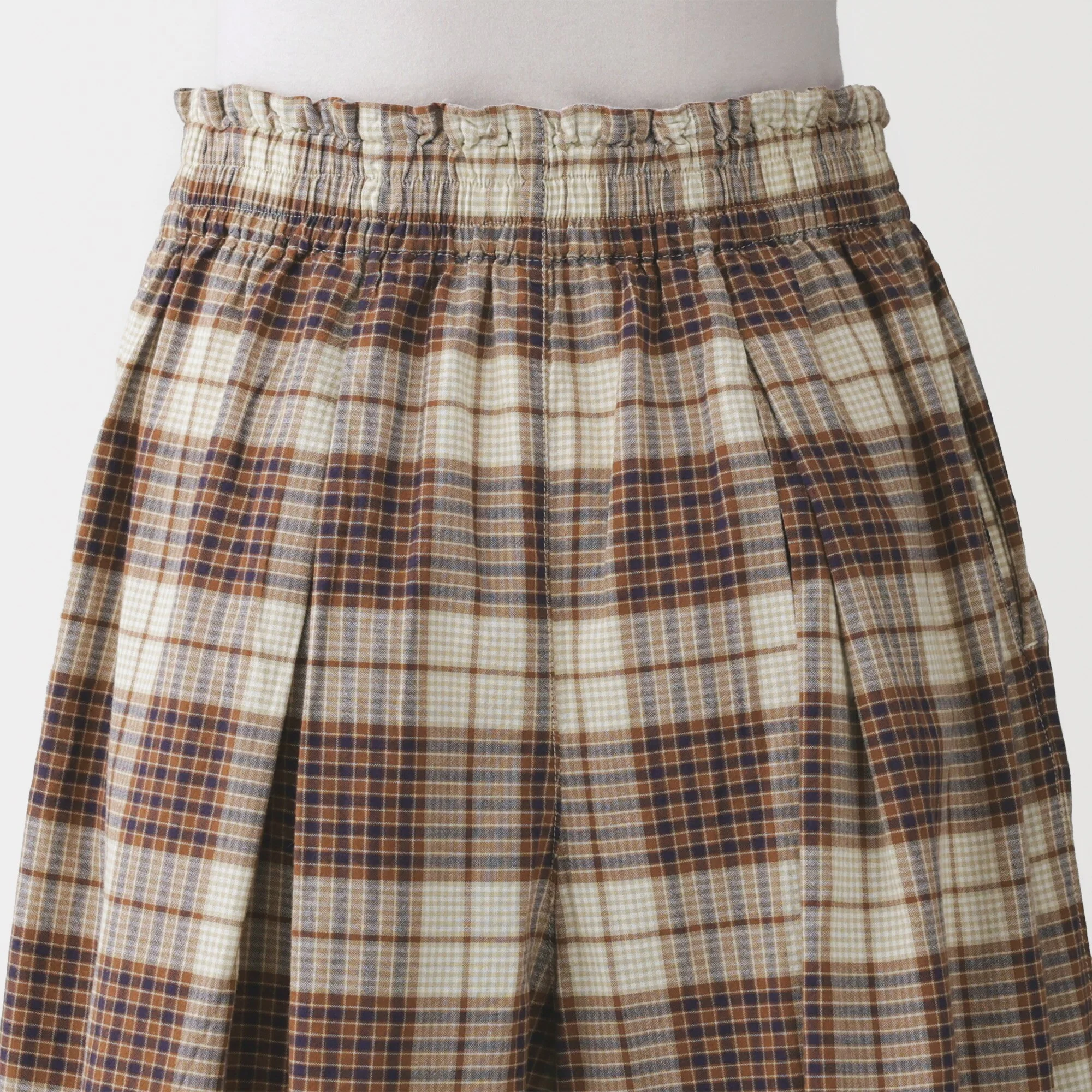 Madras Cotton Skirt Pants - Image 8