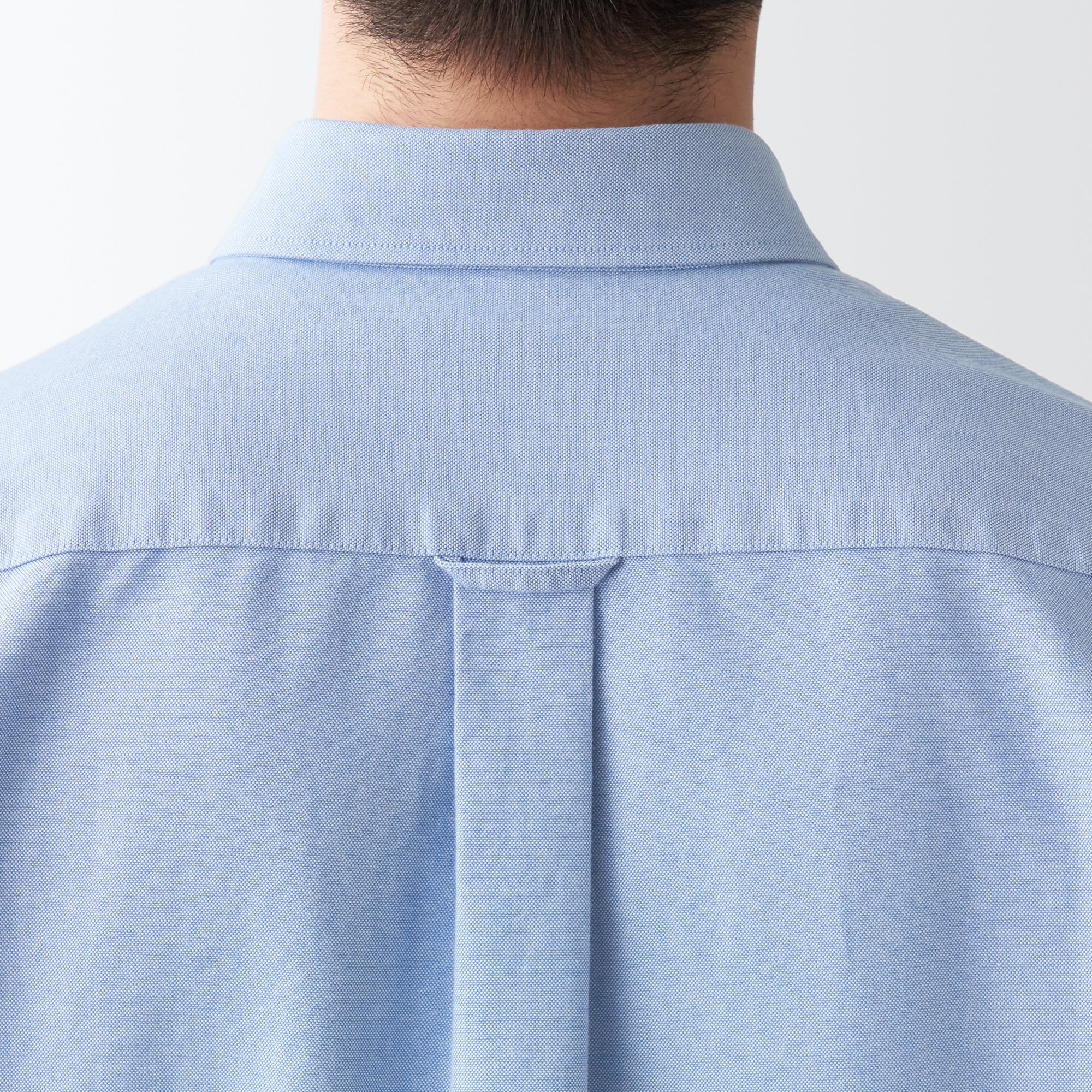 Men's Washed Oxford Collared Long Sleeve Button Down Shirt - Image 61