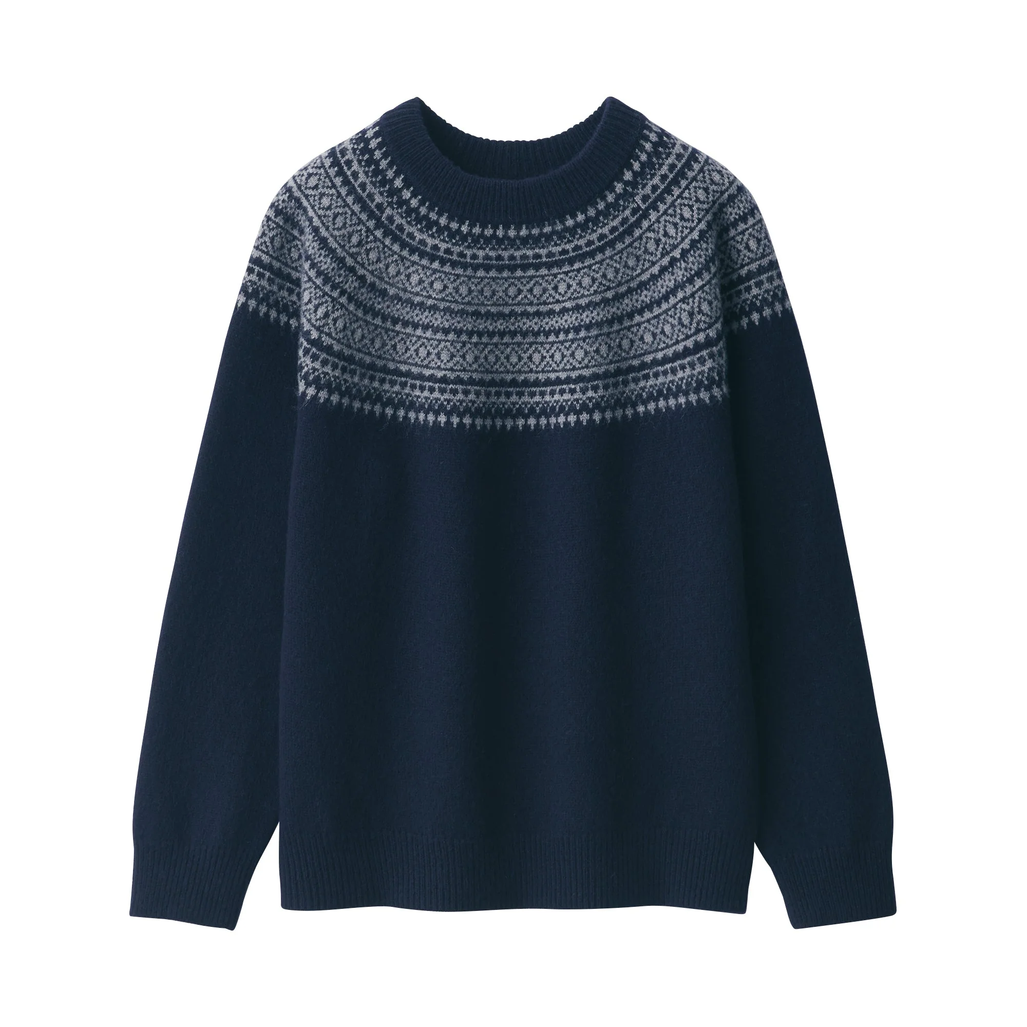 Men's Andes Wool Brushed Weave Crewneck Sweater - Image 3