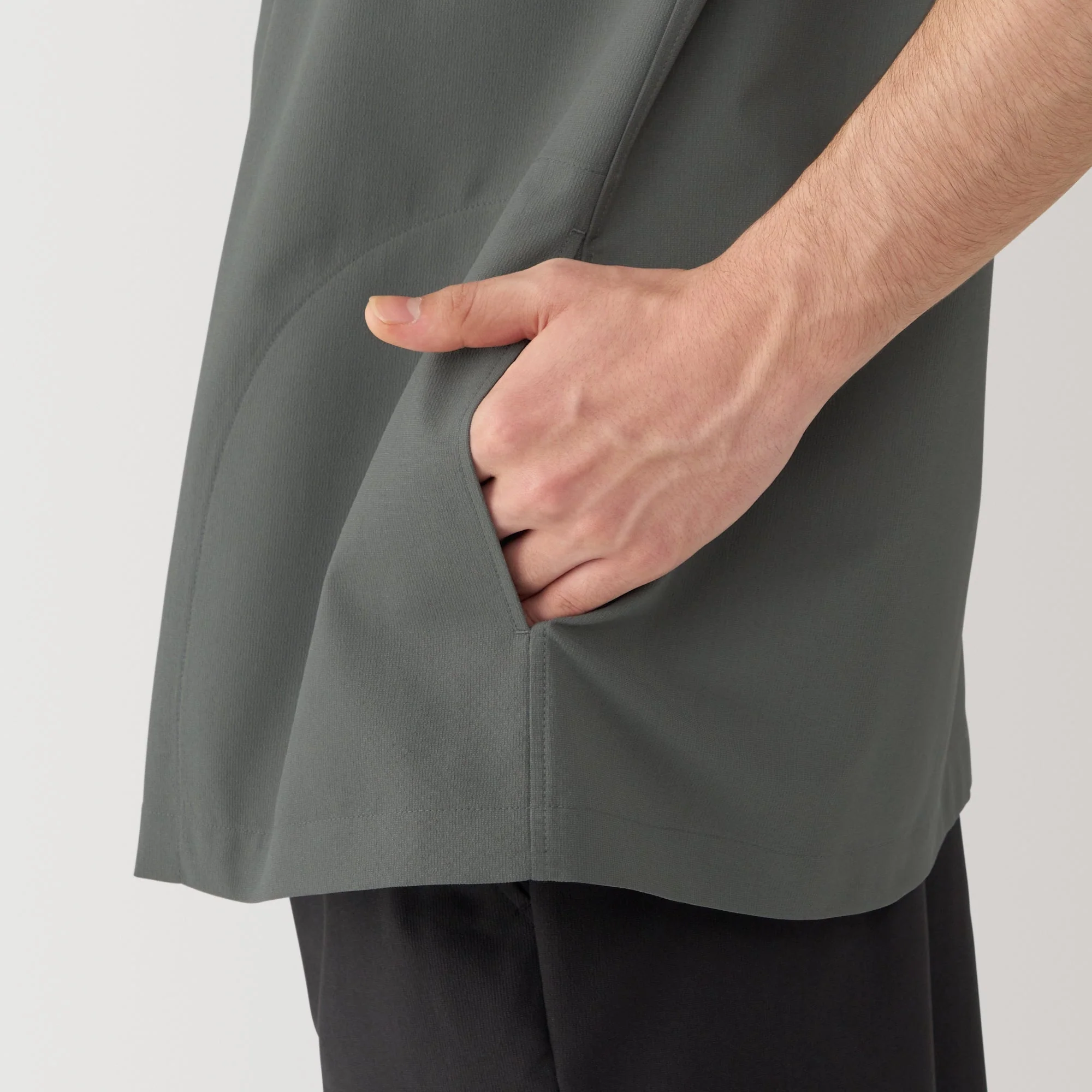 Men's Breathable Half Sleeve Collar Shirt - Image 8