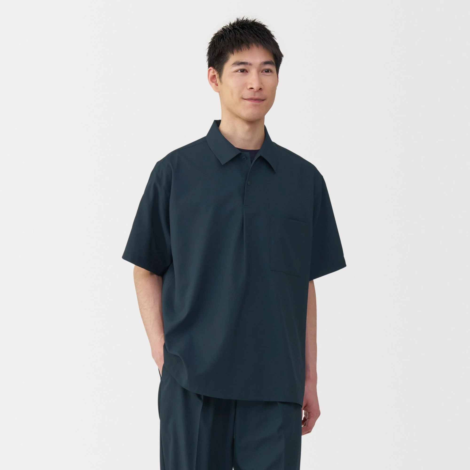 Men's Breathable Polo Shirt - Image 3