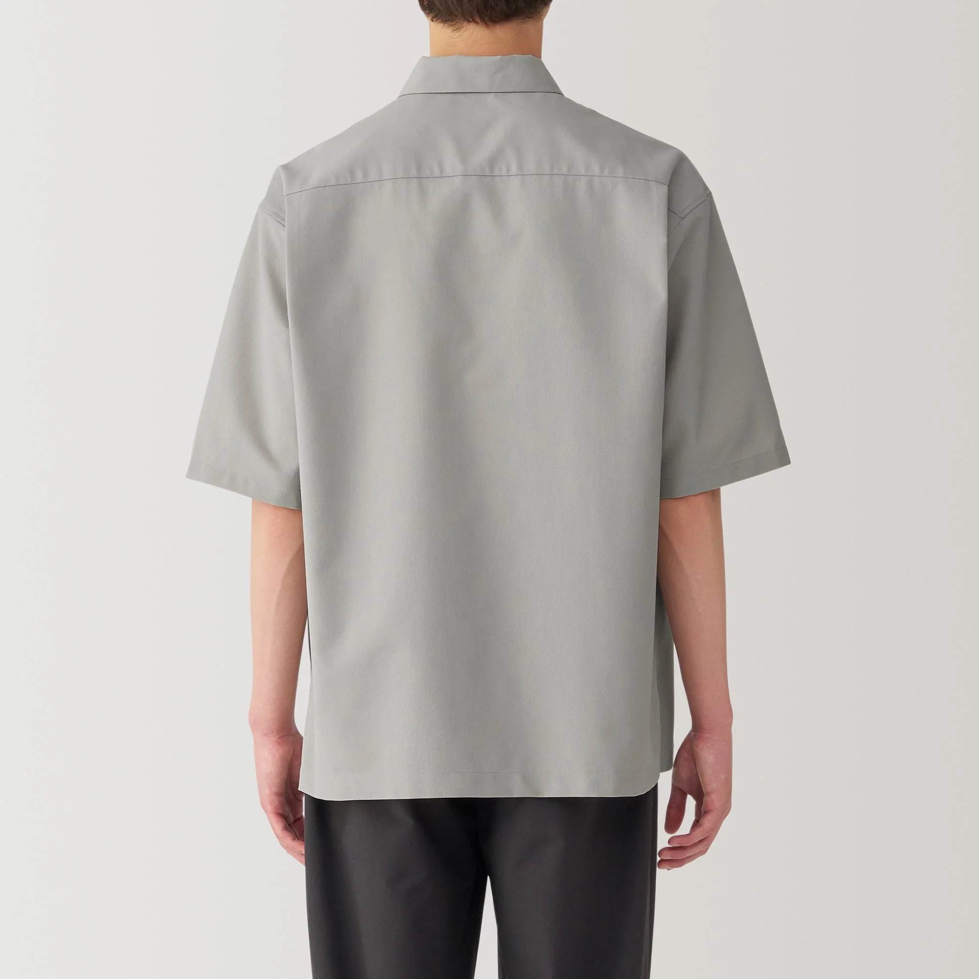 Men's Breathable Wide Half Sleeve Woven Polo Shirt - Image 14