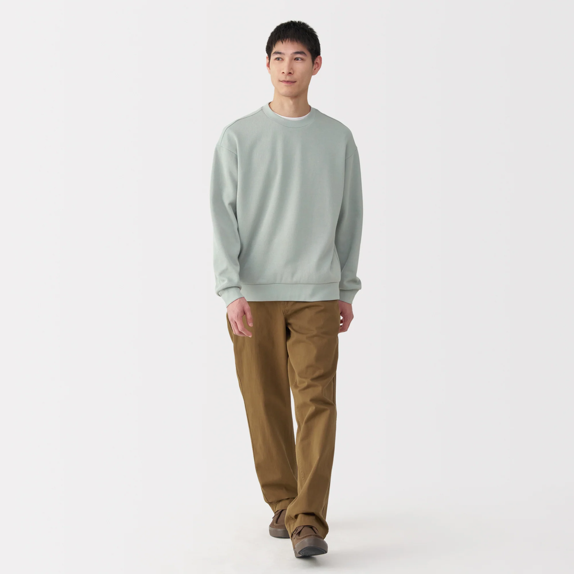 Men's Double Knit Crewneck Pullover - Image 4