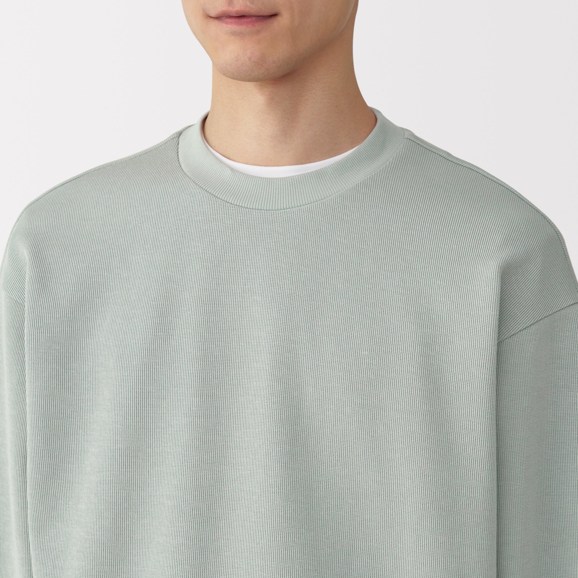 Men's Double Knit Crewneck Pullover - Image 7