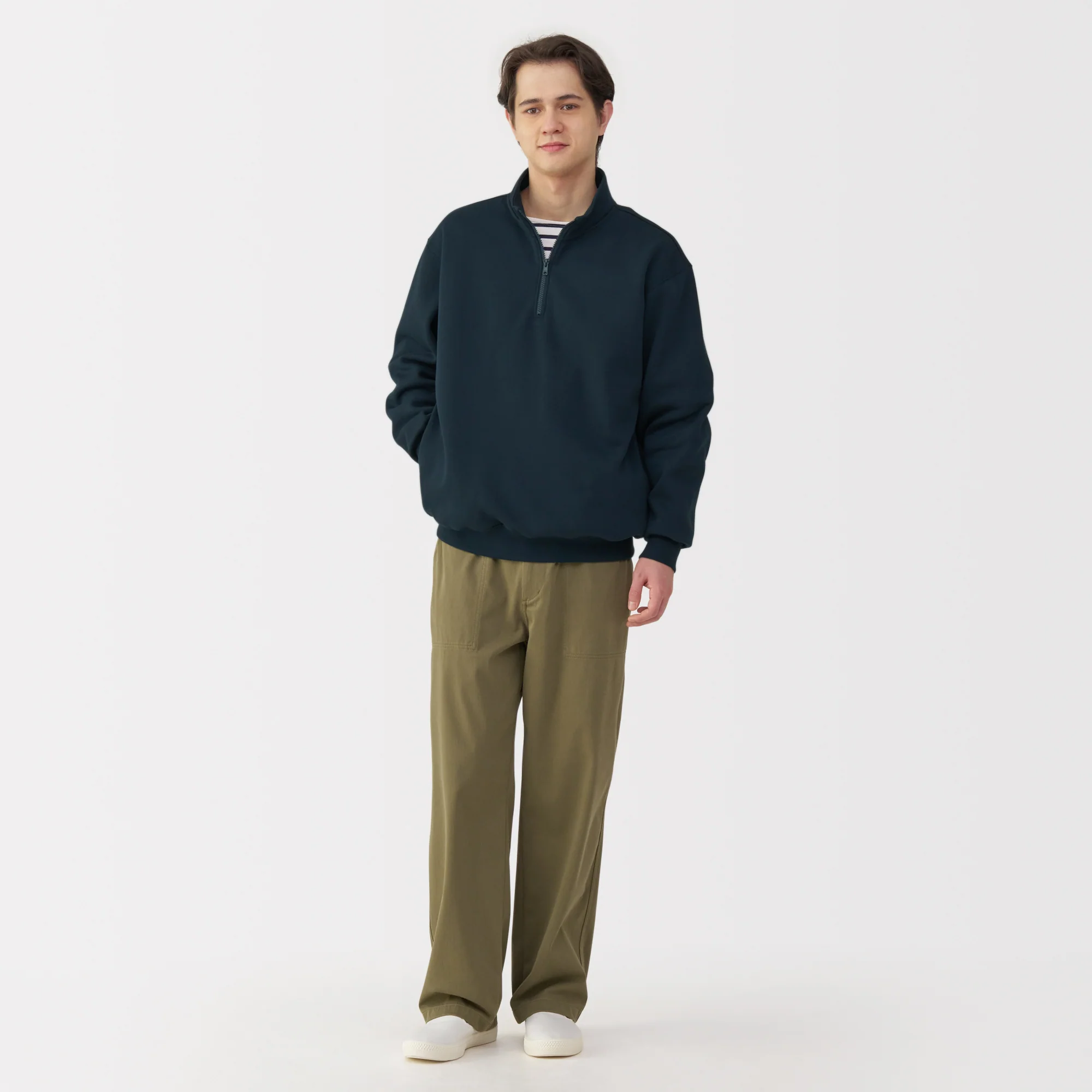 Men's Half-Zip Sweatshirt - Image 31