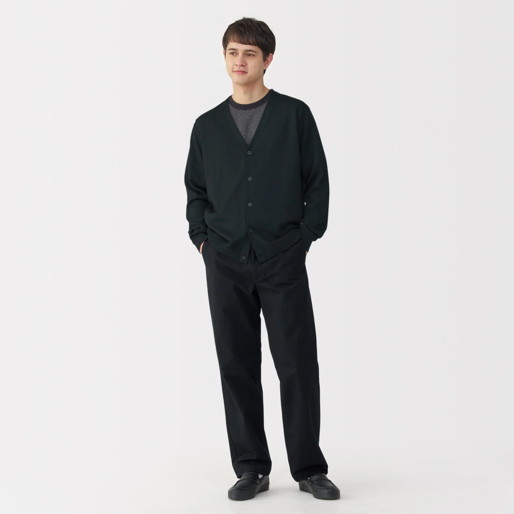 Men's Hemp Blend V-Neck Cardigan - Image 18