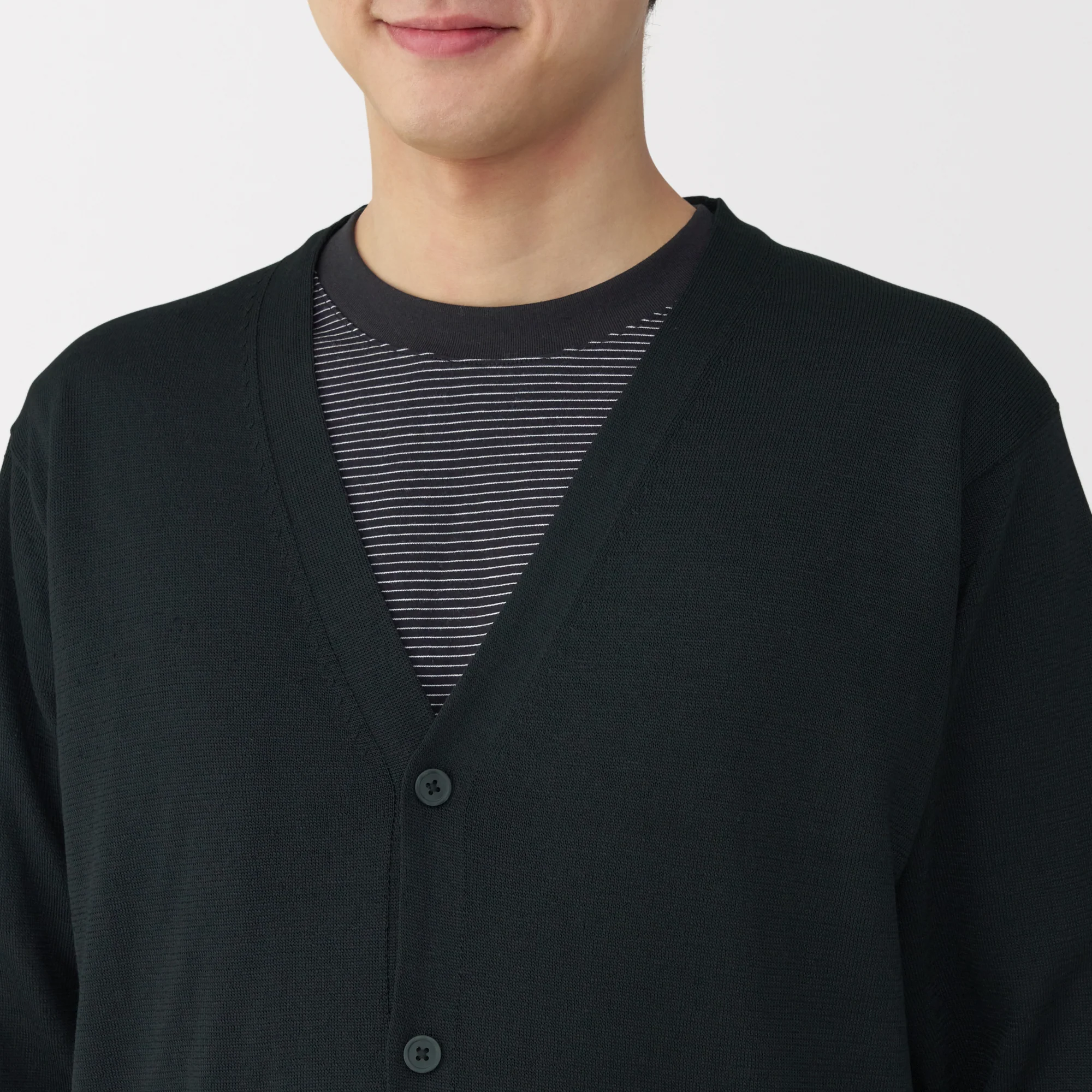 Men's Hemp Blend V-Neck Cardigan - Image 21